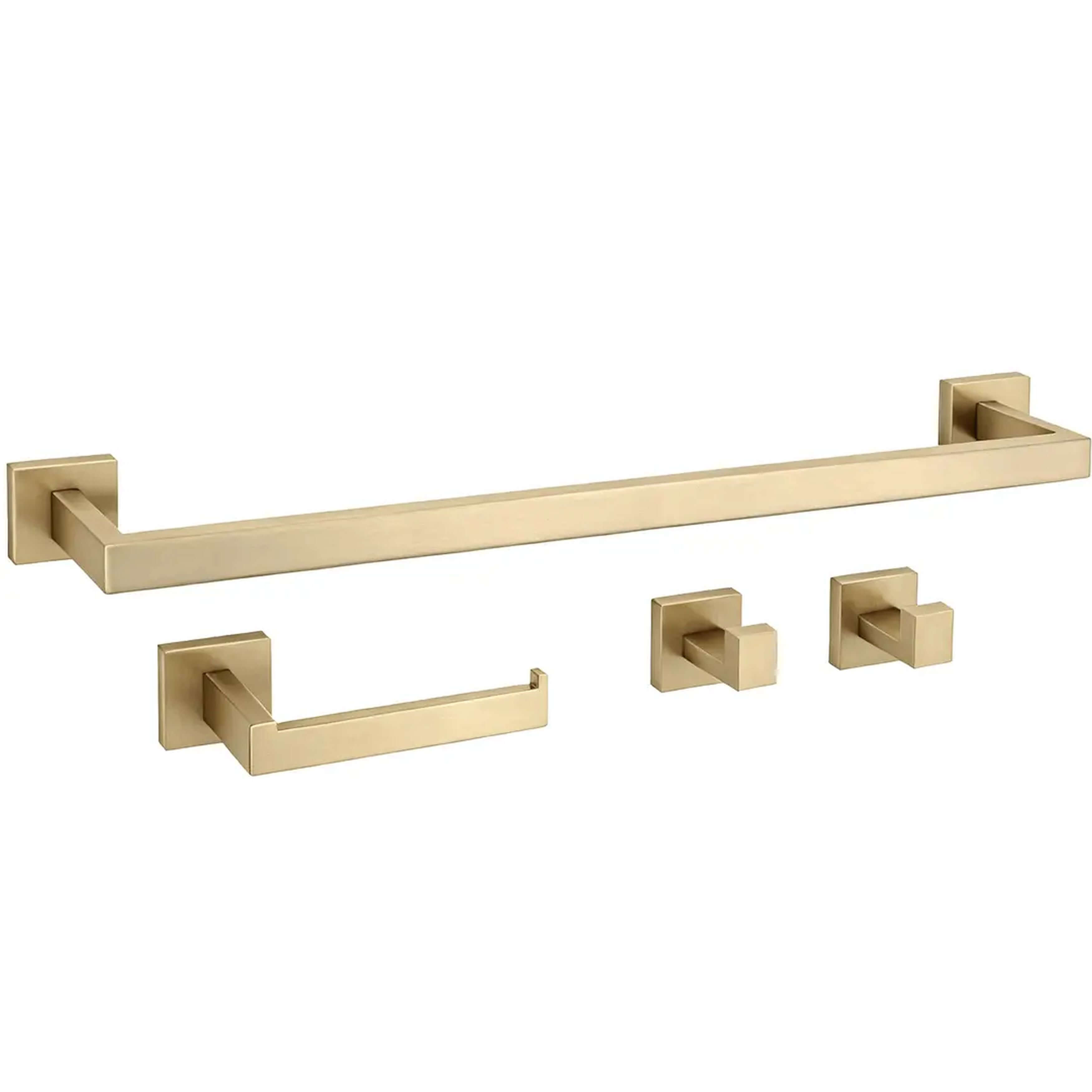 Rea Rio set de accesorii 4 în 1 auriu REA-05013