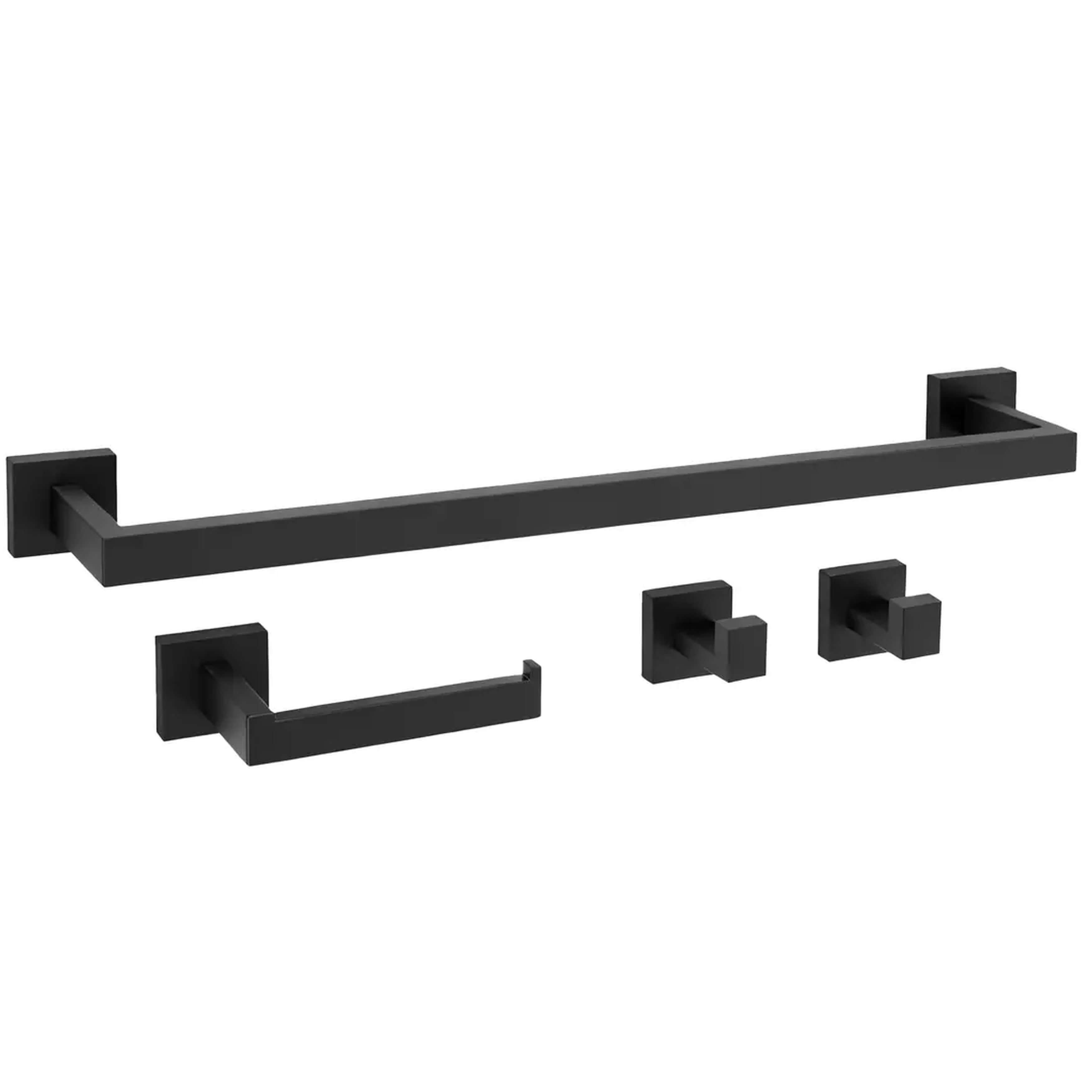 Rea Rio set de accesorii 4 în 1 negru REA-05015