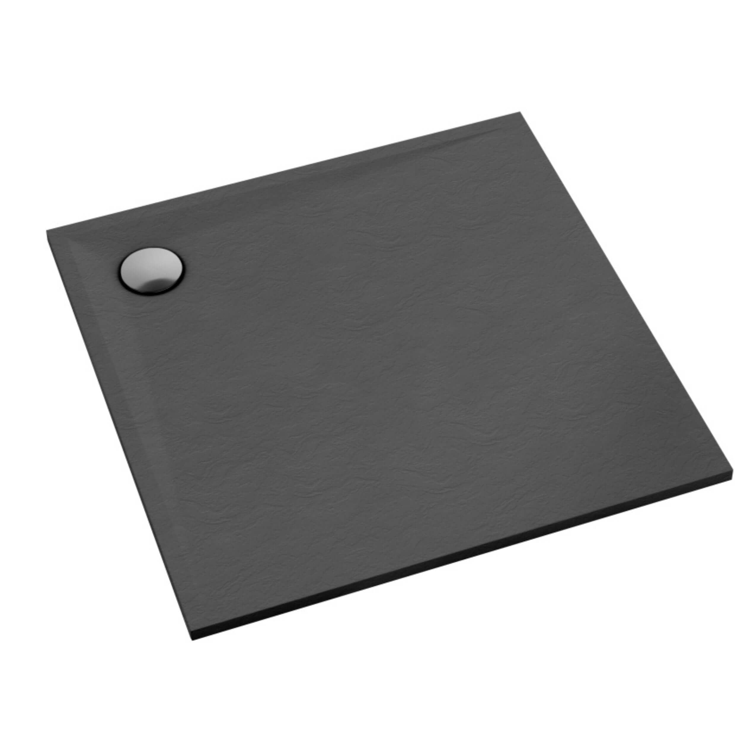 Schedpol Etrusco Anthracite Stone cădiță de duș pătrată 90x90 cm antracit 3.461/A/ST