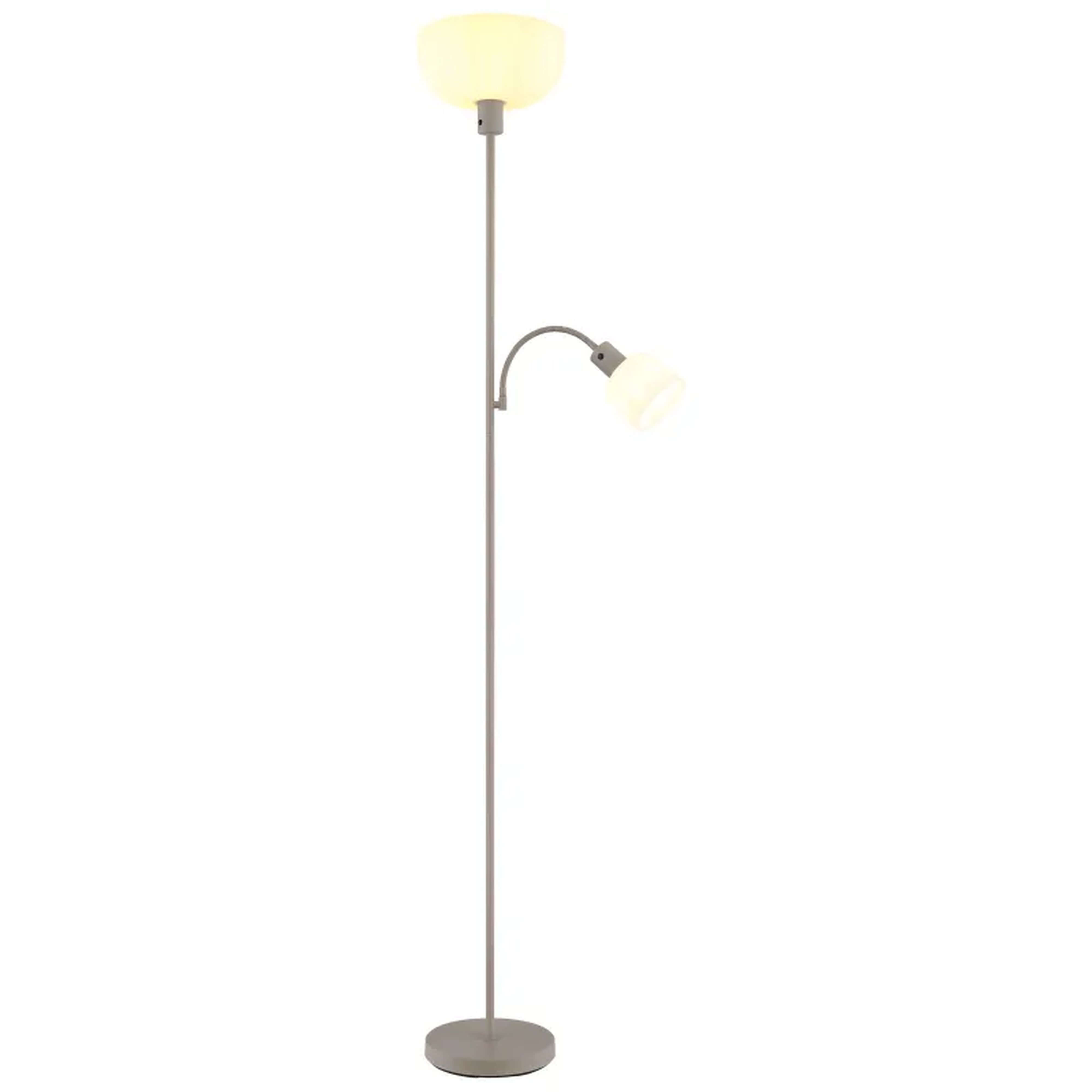 Globo Lighting Hinton lampă de podea 2x60 W alb-nisip 59947S