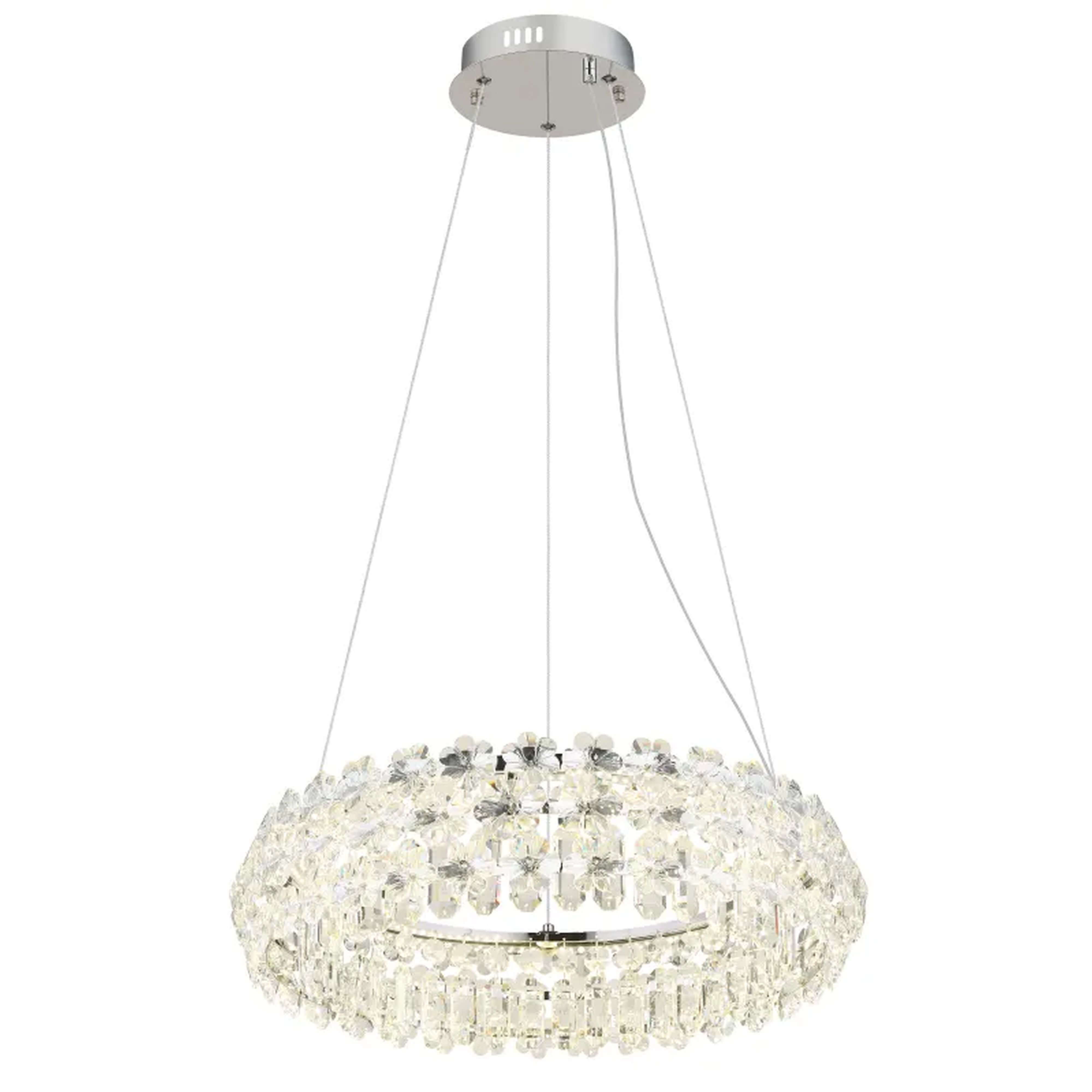 Globo Lighting Diann lampă suspendată x50 W crom-transparent 64140H
