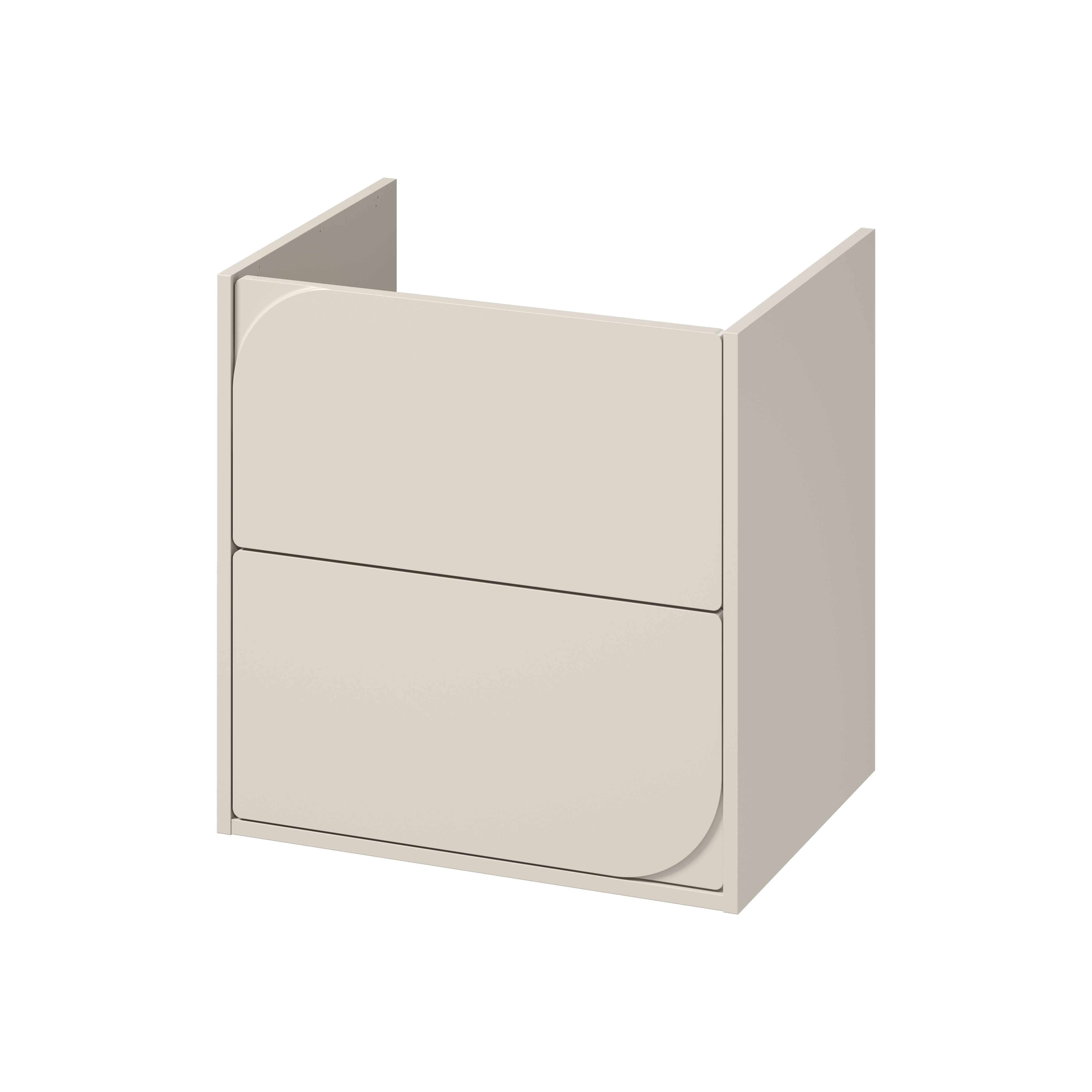 Cersanit Crea II dulap 59.4x44.7x62.1 cm sub chiuveta pe perete bej S1058-025