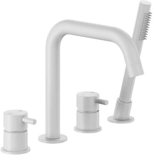 KFA Armatura Moza White baterie cadă-duș cadă alb 5035-210-44