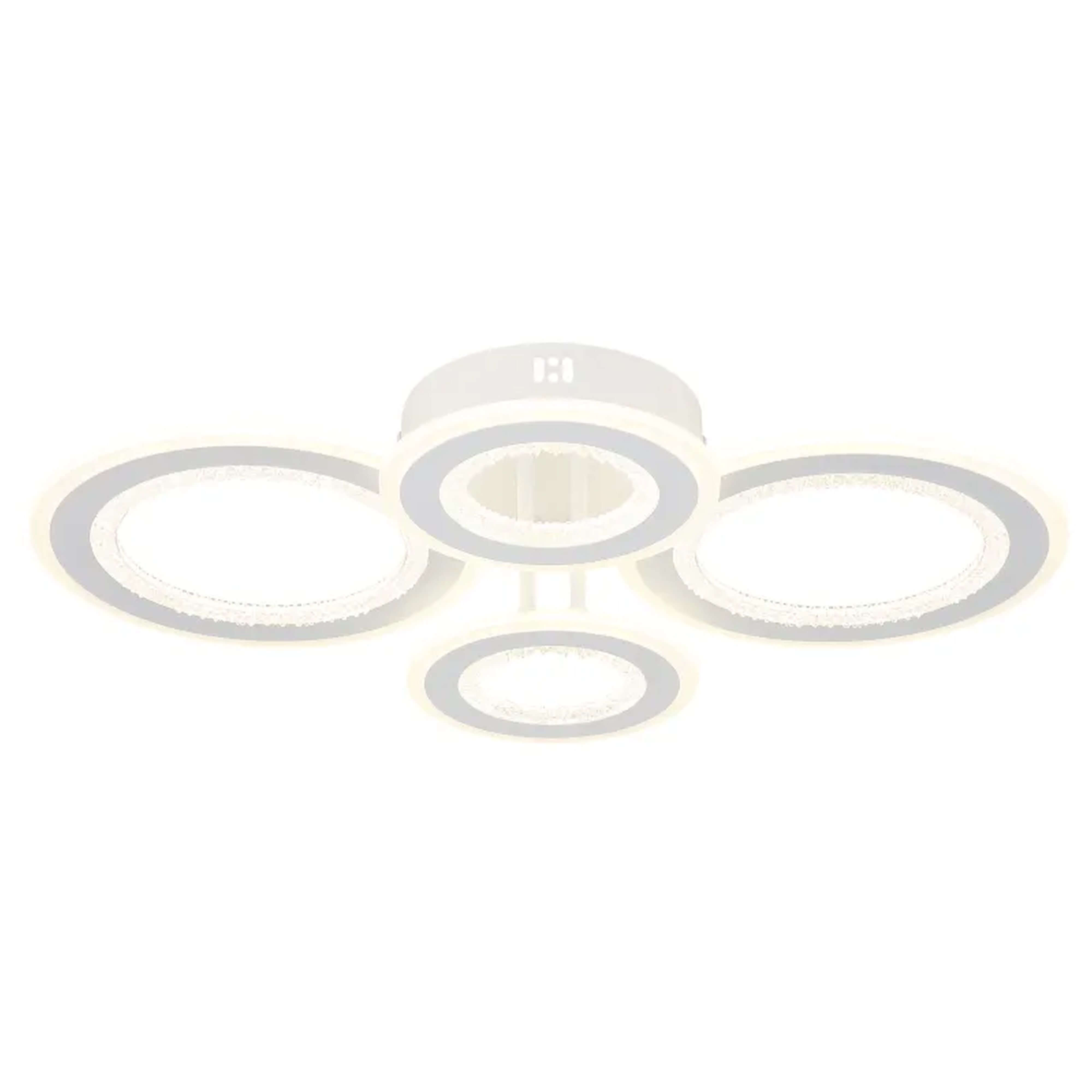 Globo Lighting Anthony lampă de tavan 4x54 W alb-transparent 67372-54