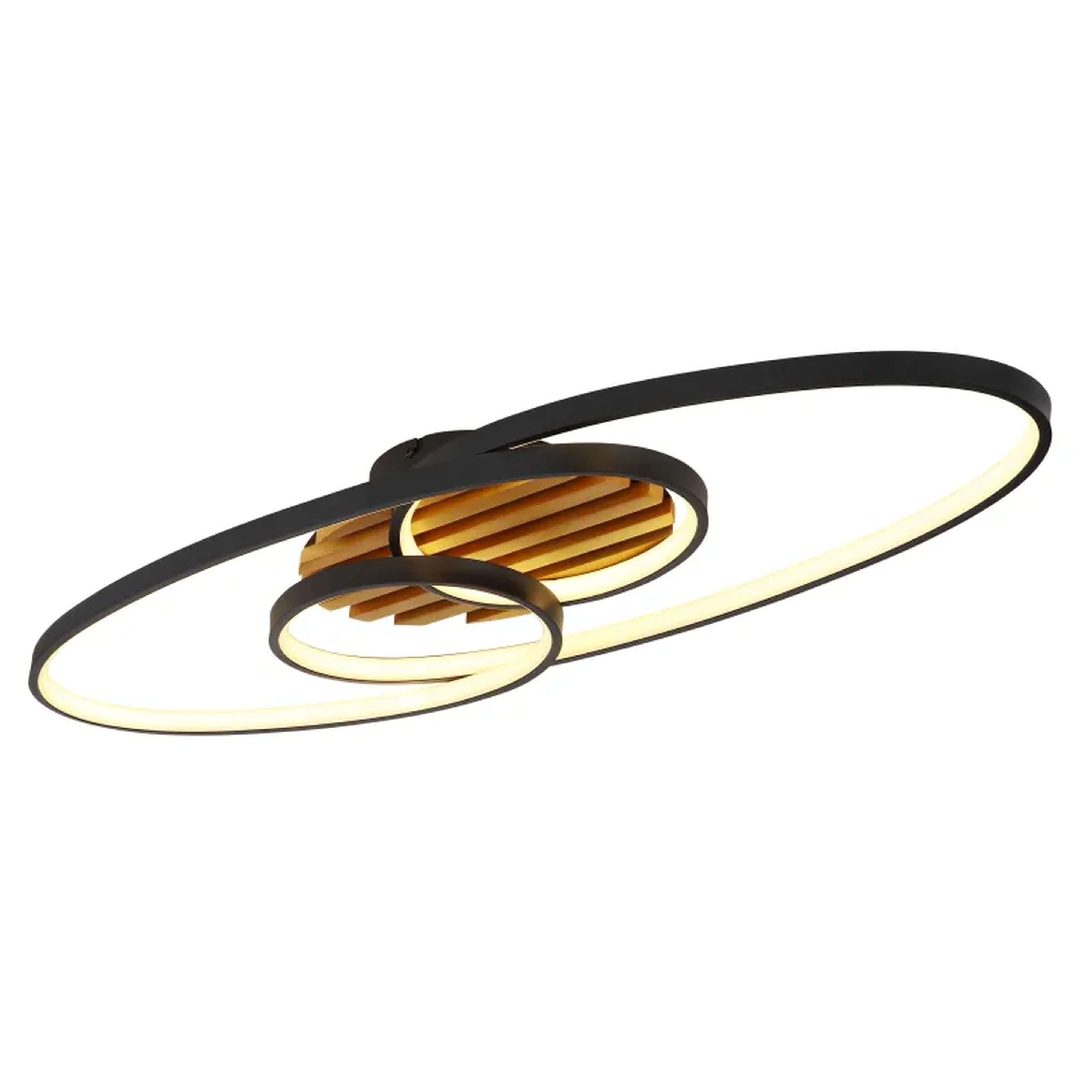 Globo Lighting Tisha I lampă de tavan 2x40 W negru 67362-42