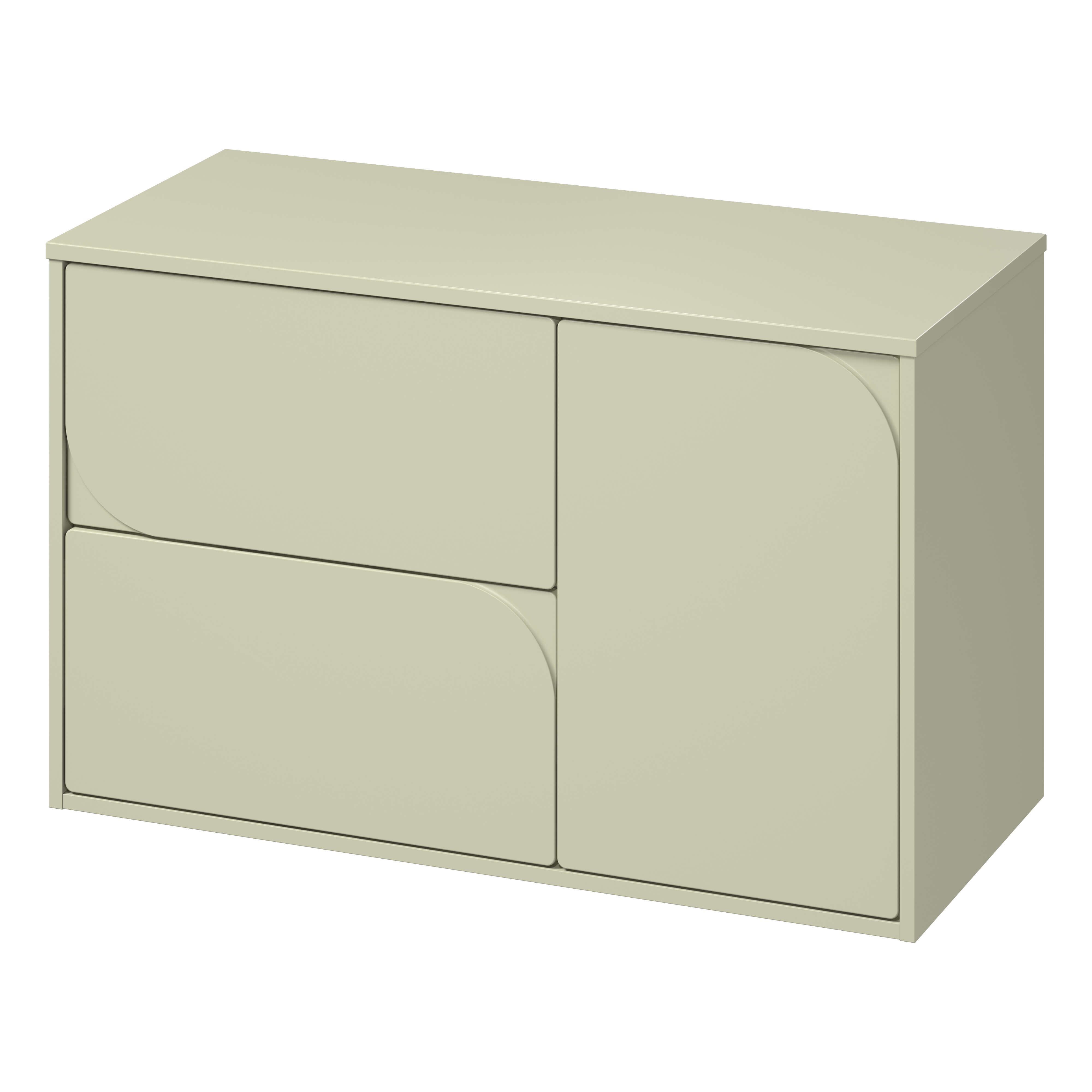 Cersanit Crea II dulap 100x45x61.8 cm sub chiuveta pe perete verde S1062–006