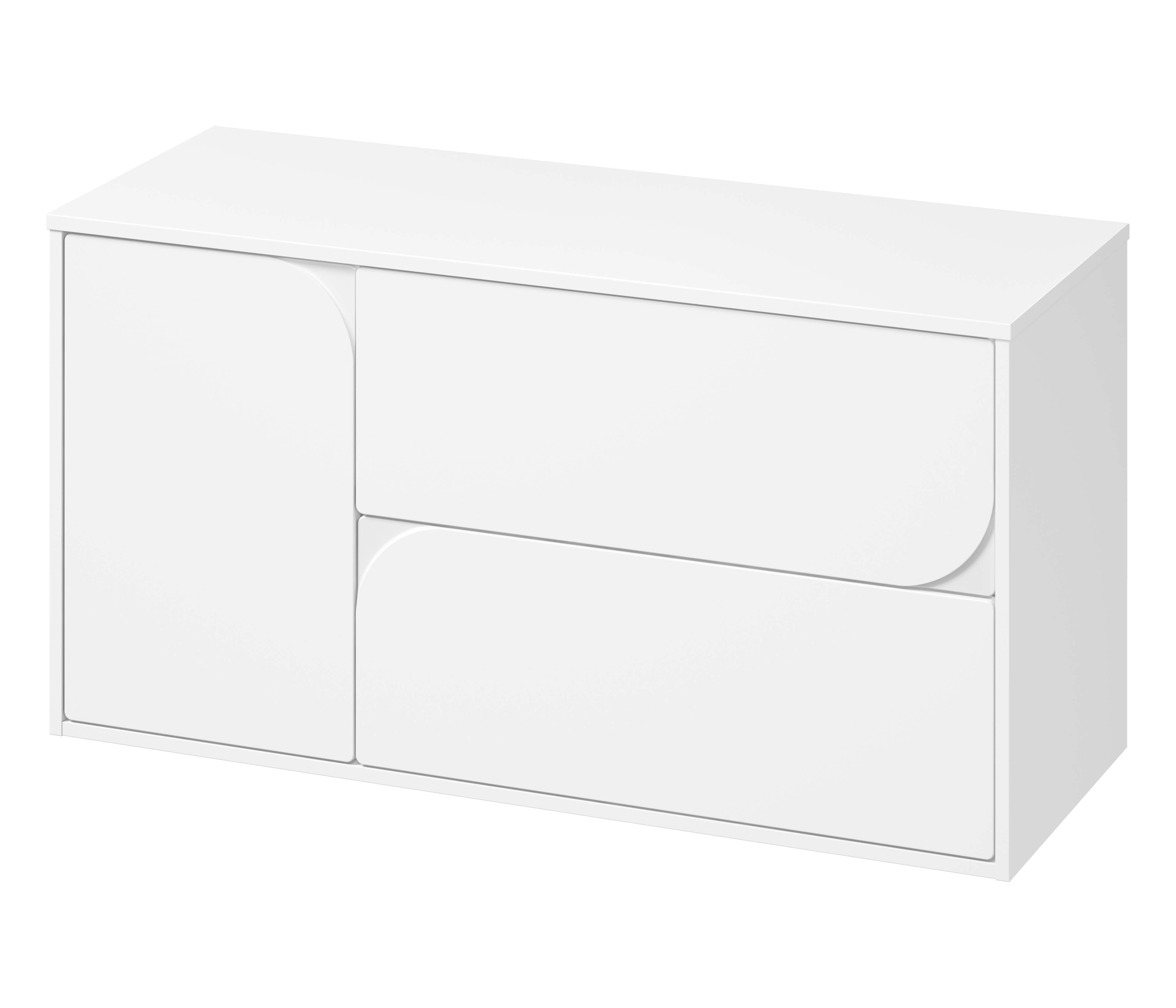 Cersanit Crea II dulap 120x45x61.8 cm sub chiuveta pe perete alb S1062–001