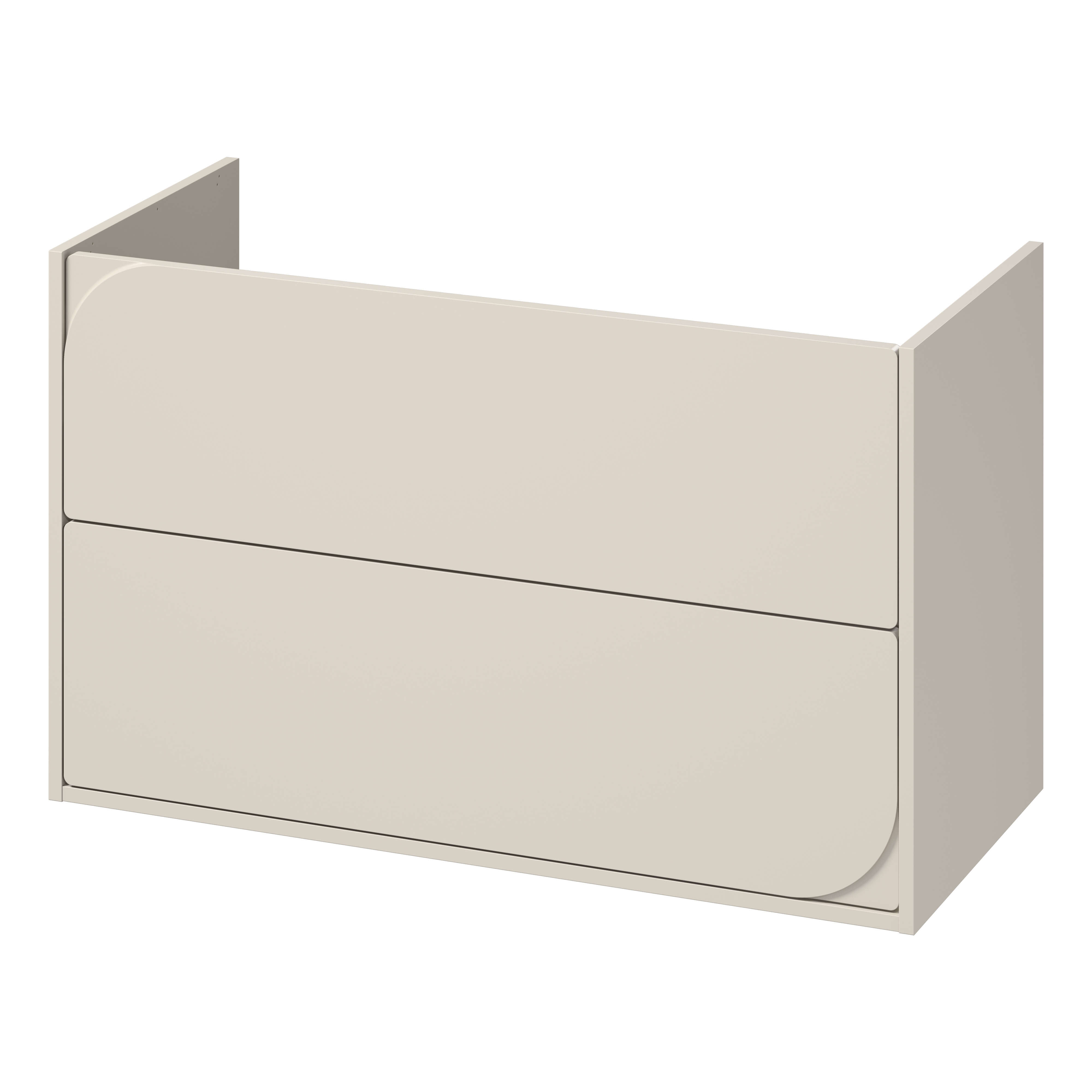 Cersanit Crea II dulap 99.4x44.7x62.1 cm sub chiuveta pe perete bej S1058–027