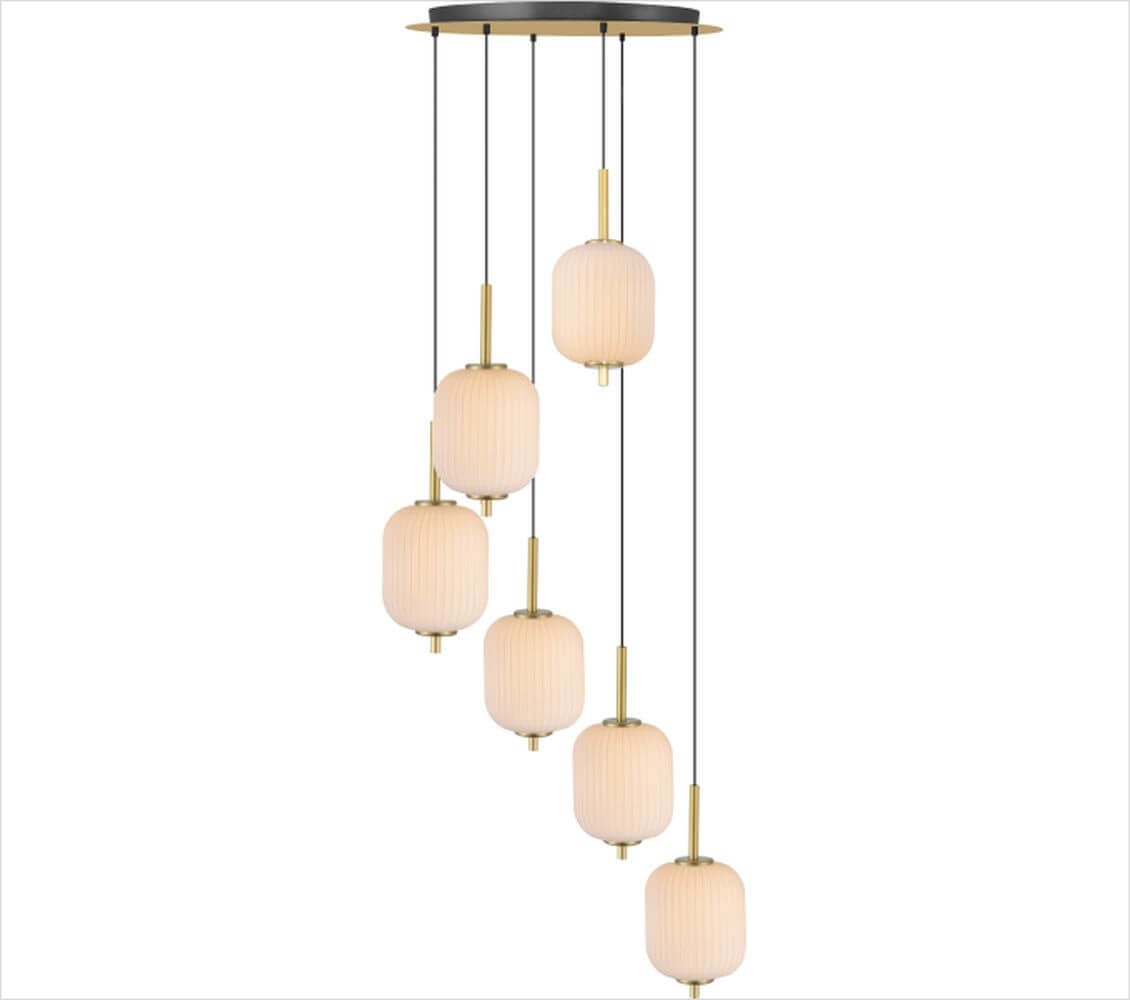 Zuma Line Akari lampă suspendată 6x34 W auriu DU31288A/34W