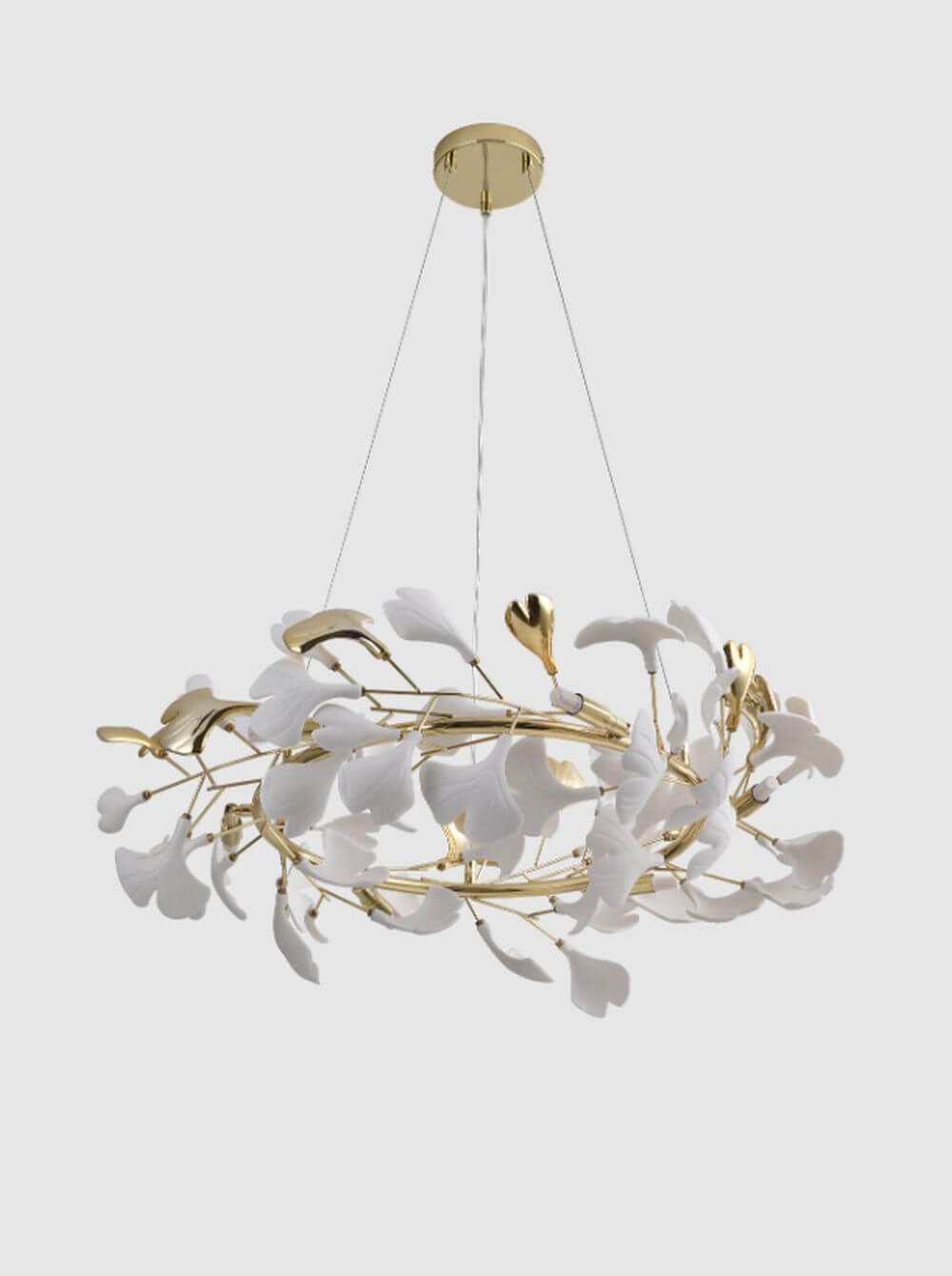 Zuma Line Leaf lampă suspendată 6x3.5 W auriu MD2858-6AS-G