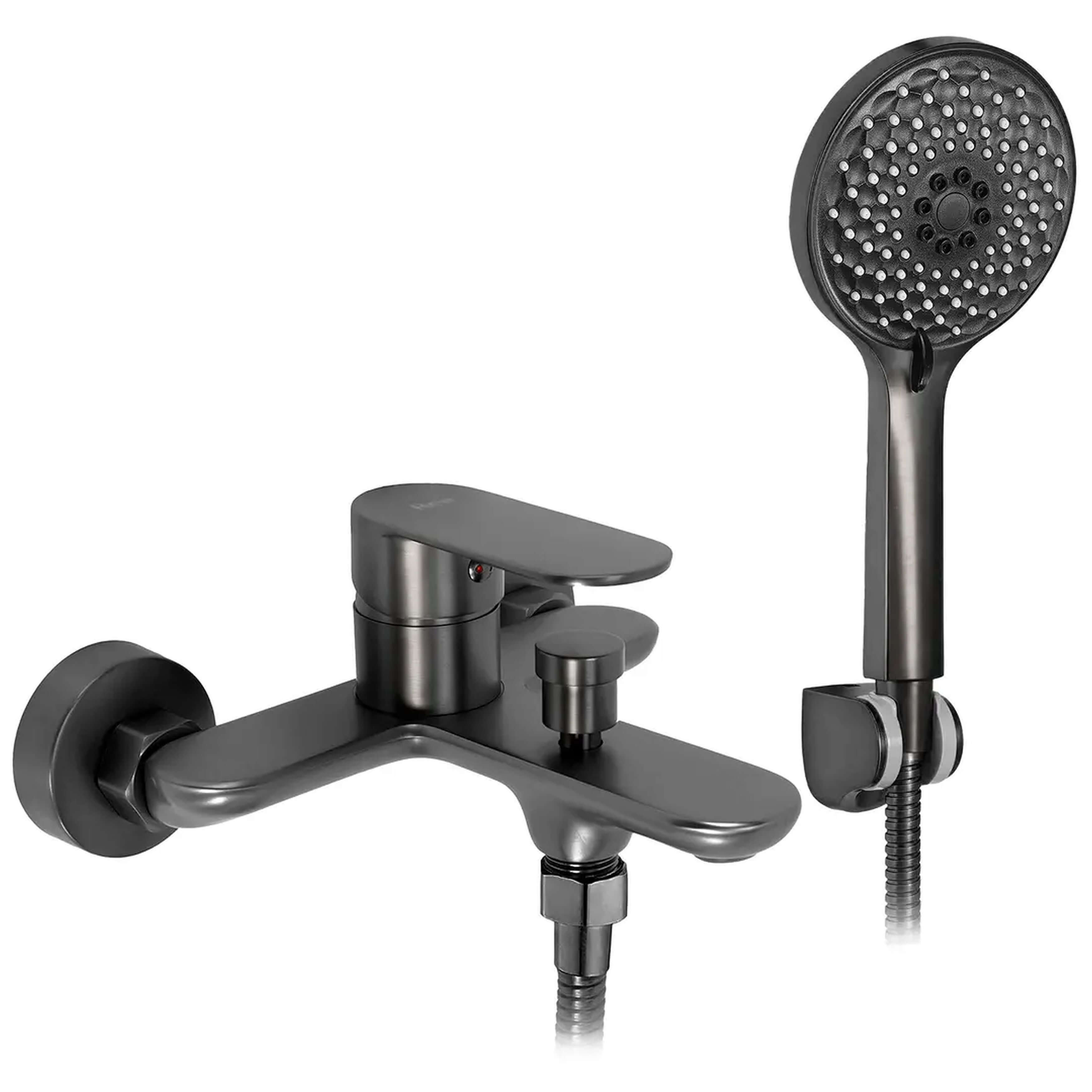 Rea Drop baterie cadă-duș perete grafit REA-B0419