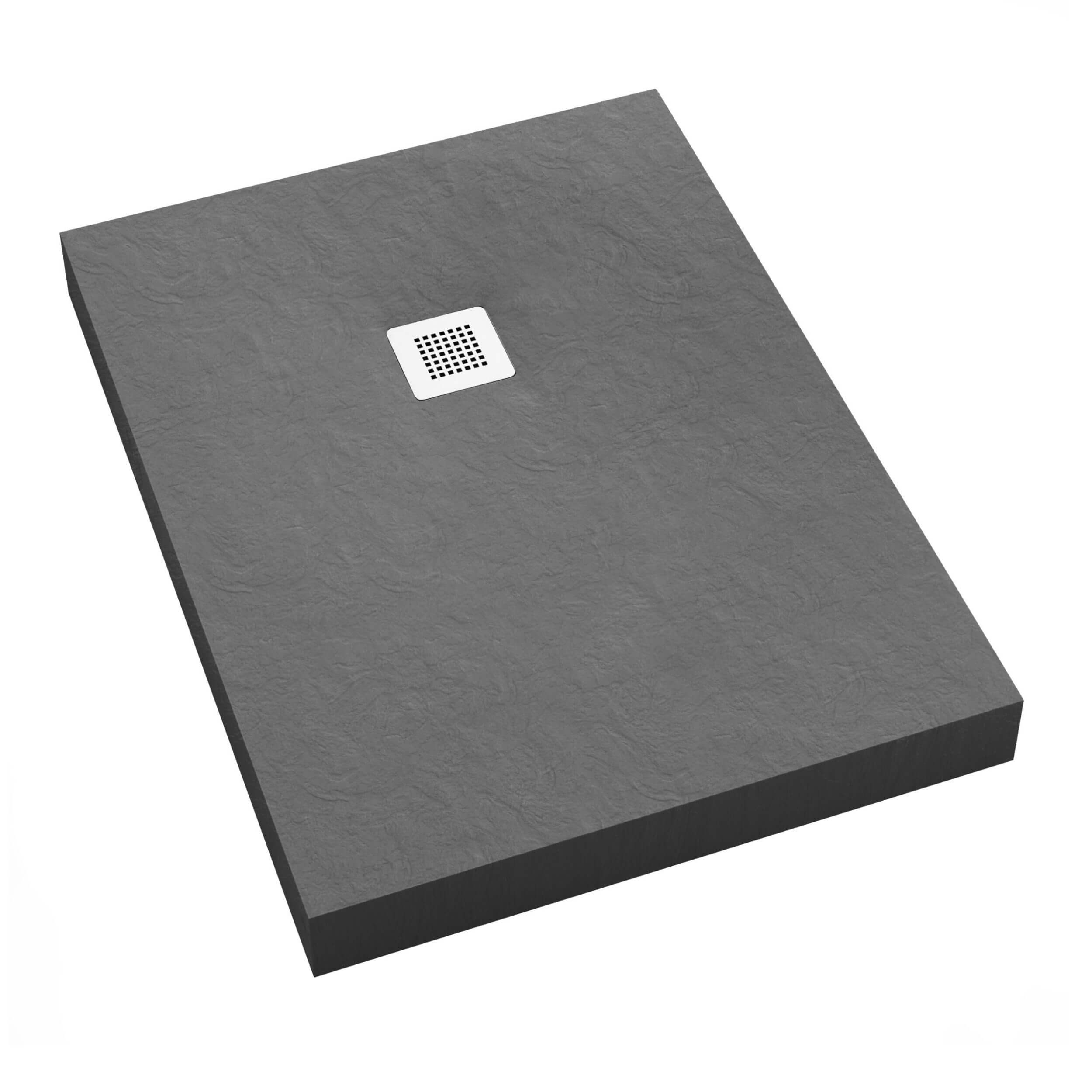Schedpol New Horizons Grey Stone cădiță de duș dreptunghiulară 110x90 cm gri 3.3316/S/ST-M2