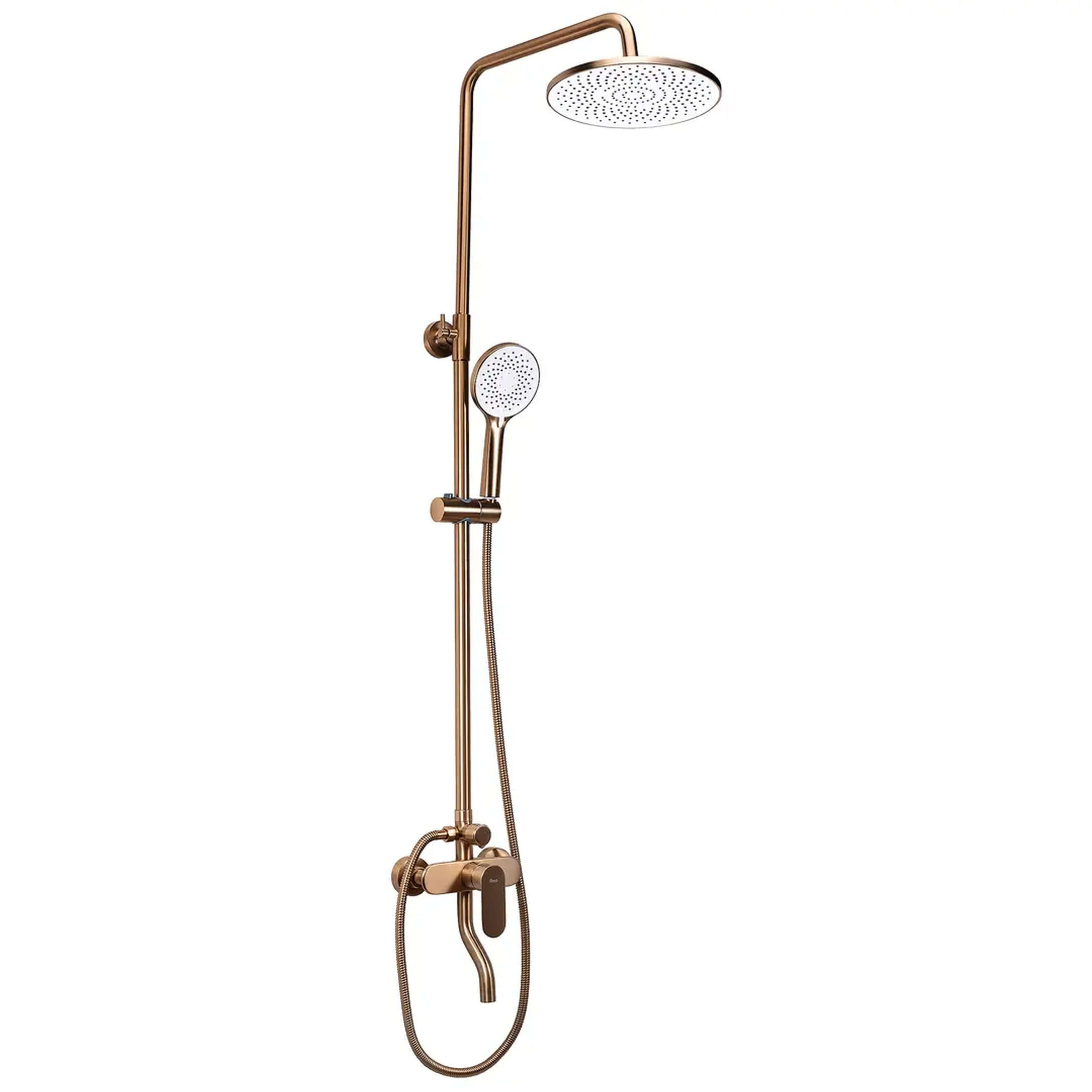 Rea Drop set de duș perete cu duș de ploaie cupru REA-P7064