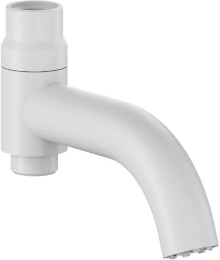 KFA Armatura Moza White pipă baterie de cadă alb 835-670-44