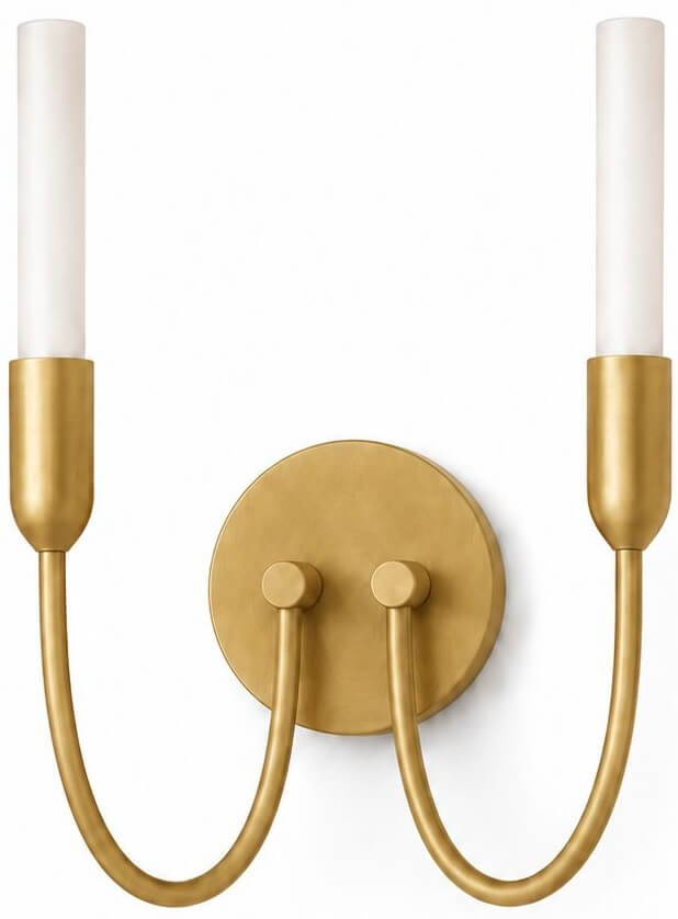 Argon Augustine lampă de perete 2x6 W alamă 7301