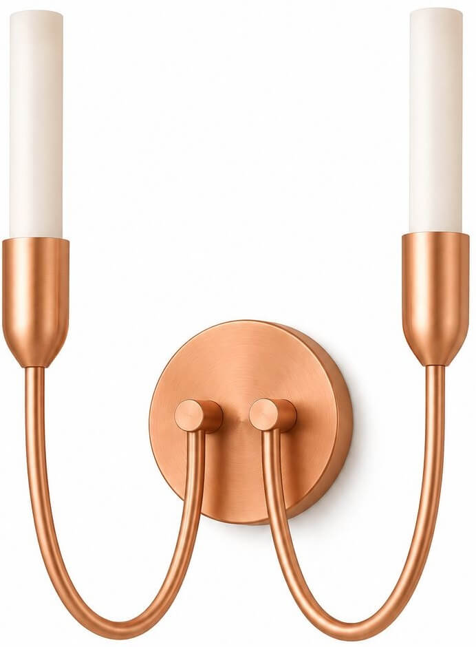 Argon Augustine lampă de perete 2x6 W alb-cupru 7303