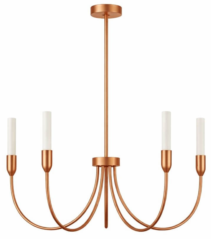 Argon Augustine lampă suspendată 5x6 W alb-cupru 2202