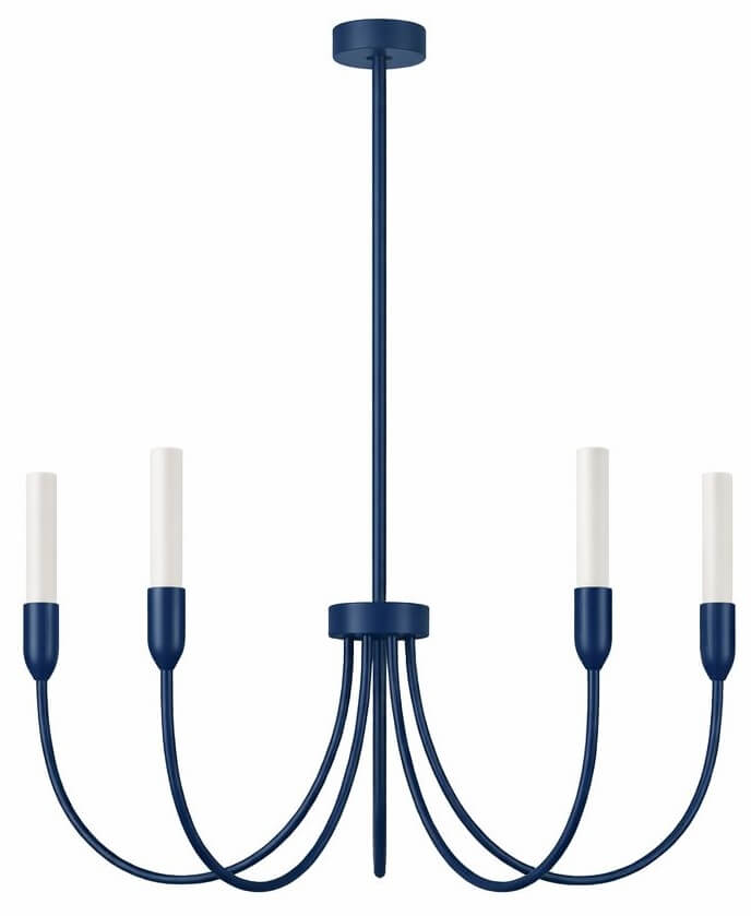 Argon Augustine lampă suspendată 5x6 W alb-bleumarin 2204