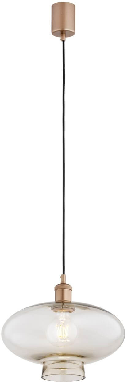 Argon Tresco lampă suspendată 5x15 W fumuriu-cupru 9012