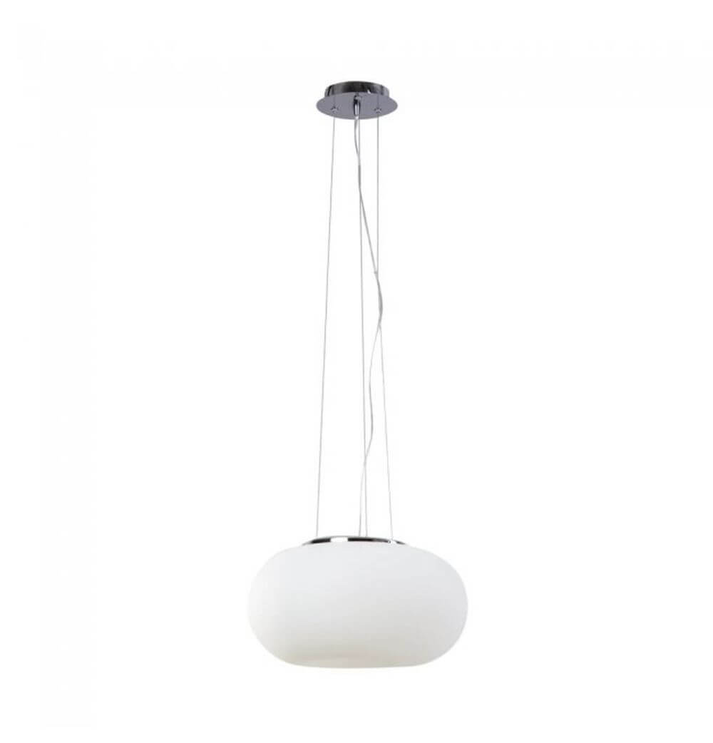 Zuma Line Inez lampă suspendată 1x60 W alb-argint RLD93023-3A