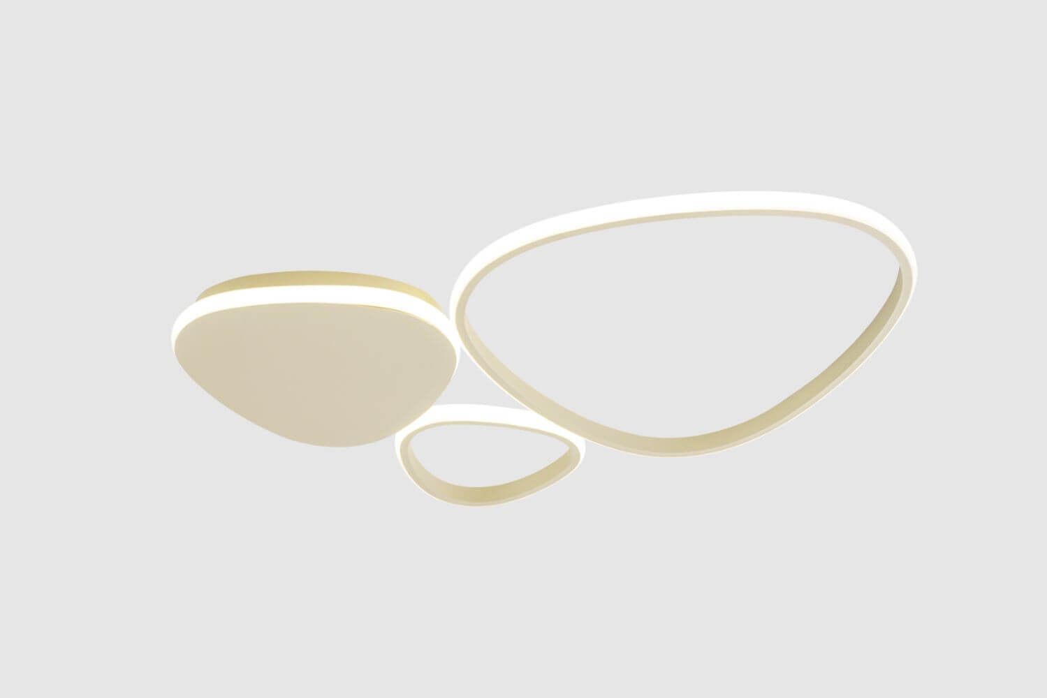 Zuma Line Huron lampă de tavan 3x30 W bej 2023519C3-BE