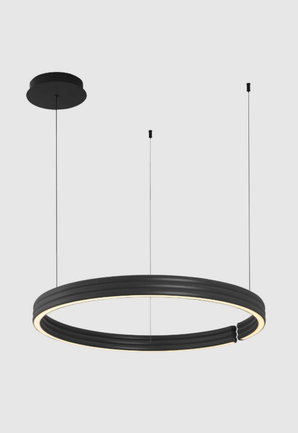 Zuma Line Malawi lampă suspendată 1x65 W negru 250139PY-BK