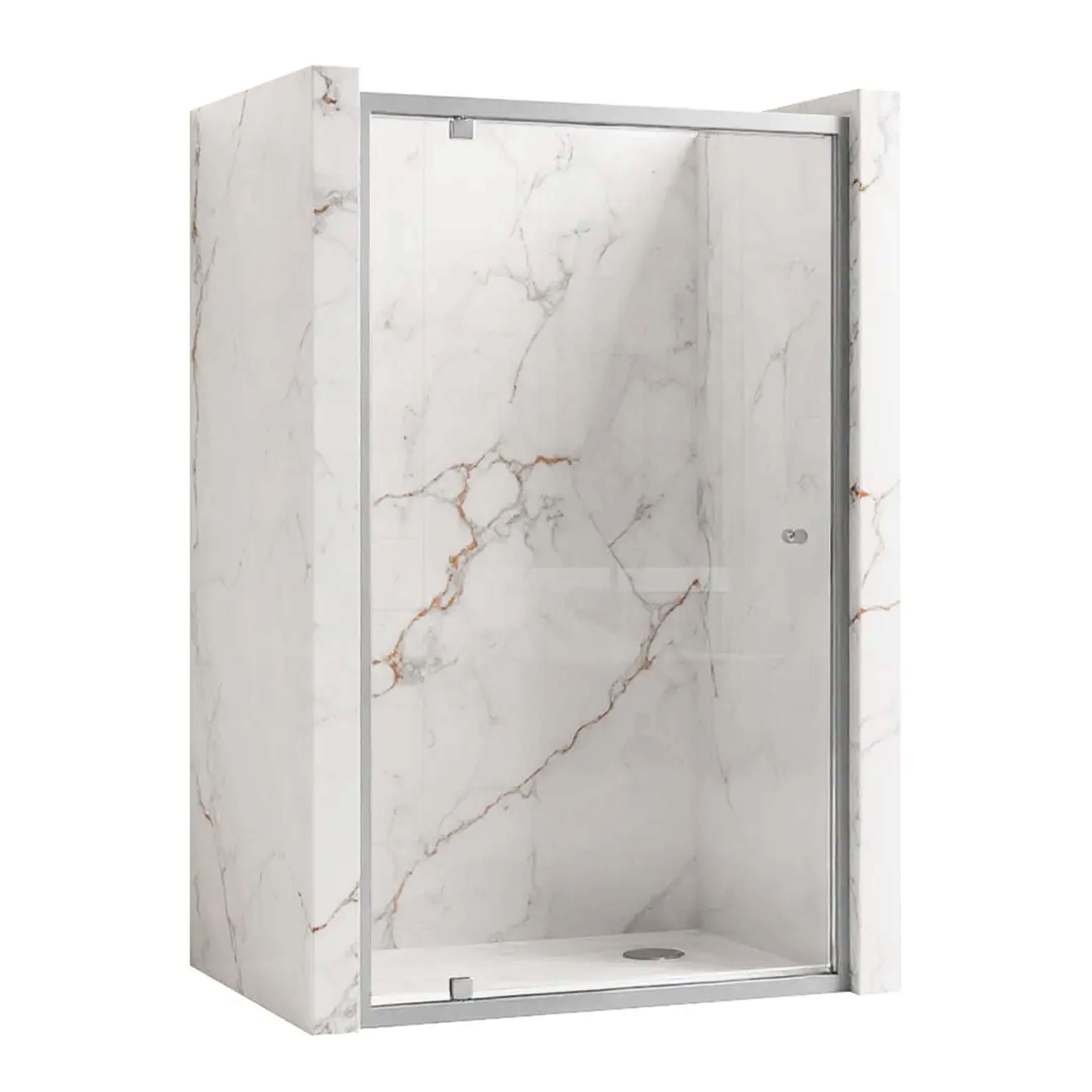 Rea Primo Swing uși de duș 90 cm înclinabilă crom luciu/sticlă transparentă REA-K5056