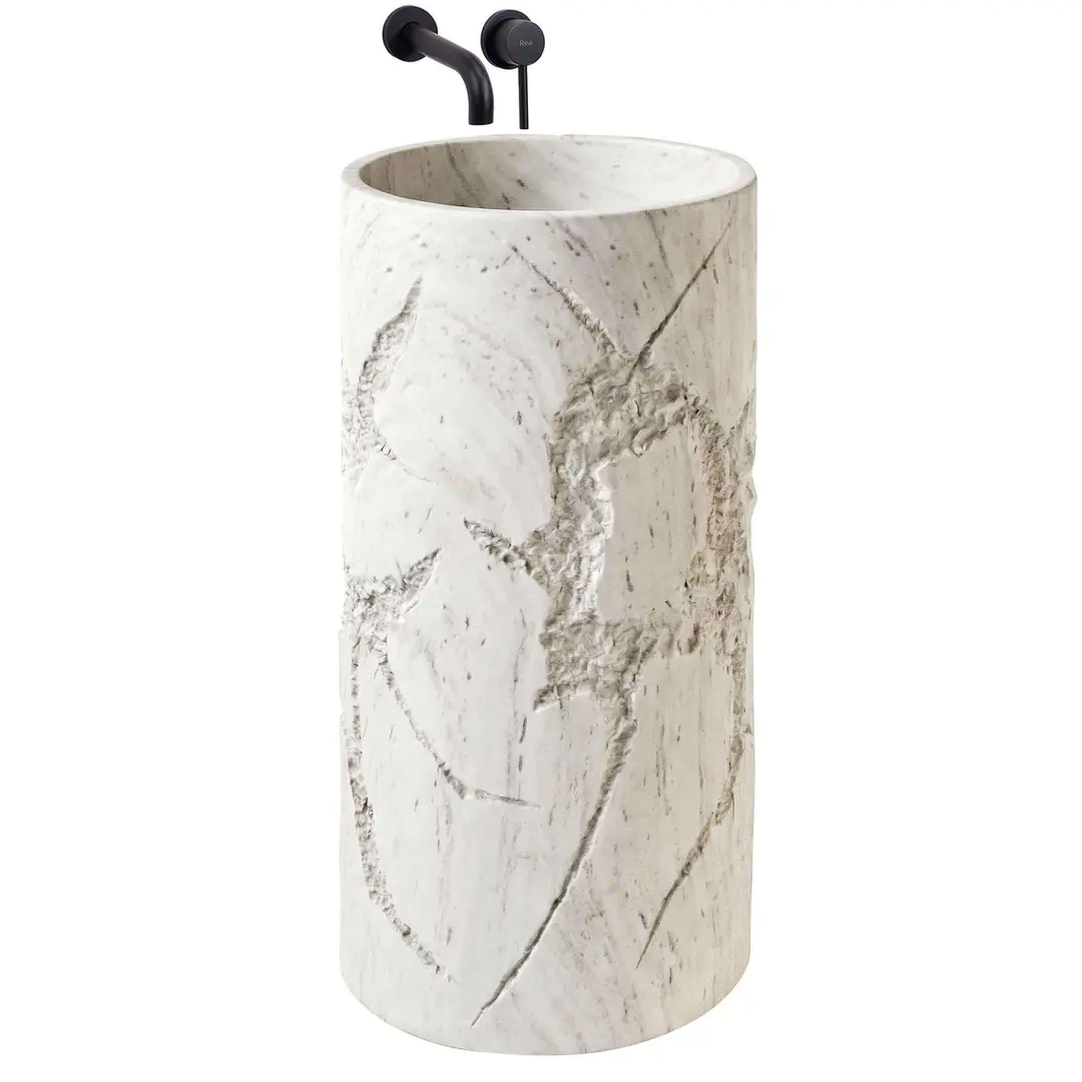 Rea Revello lavoar 46x46 cm rotund stativ maro/bej mat REA-U0613
