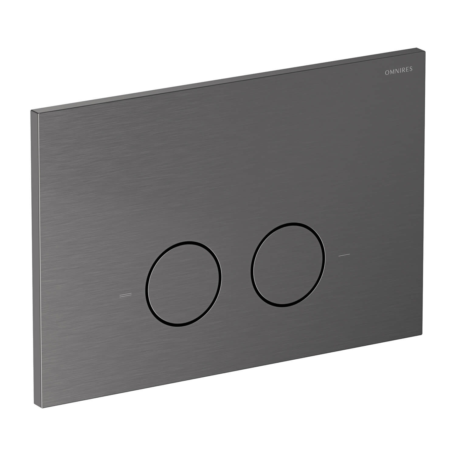 Omnires Steel-R45 buton de spălare pentru WC || ST45PS1AT