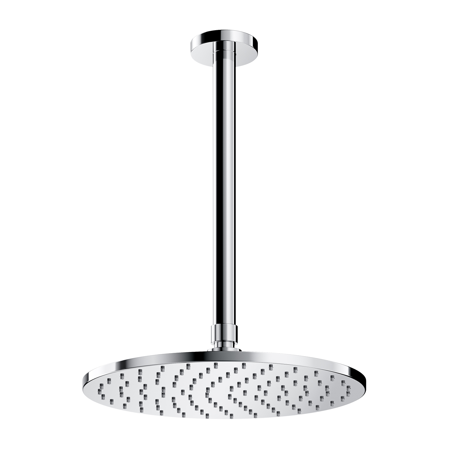 Omnires SlimLine cap de duș cu braț 25x25 cm rotund crom WSSET1CR
