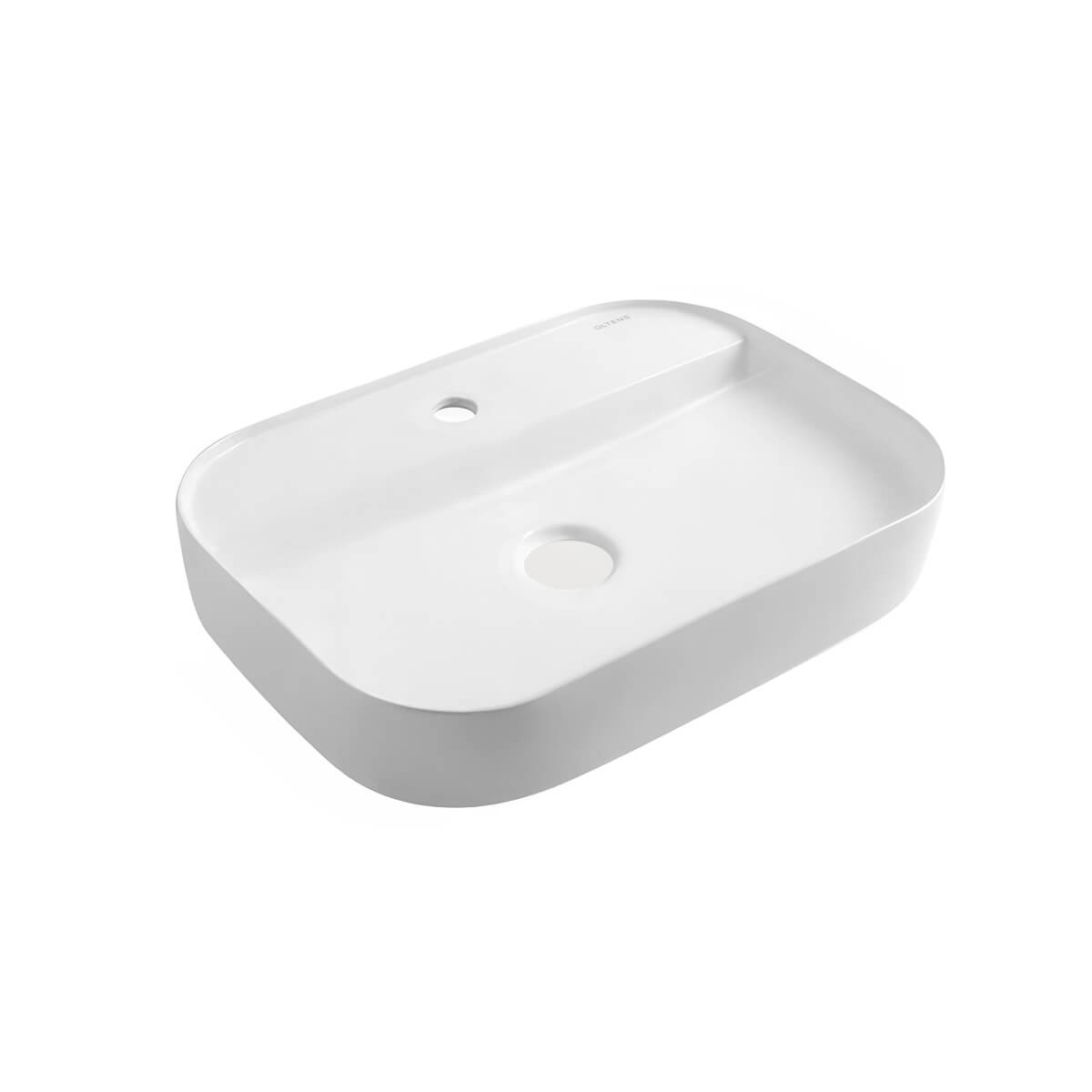 Oltens Dal lavoar 52x41 cm dreptunghiular de blat alb luciu 40837000
