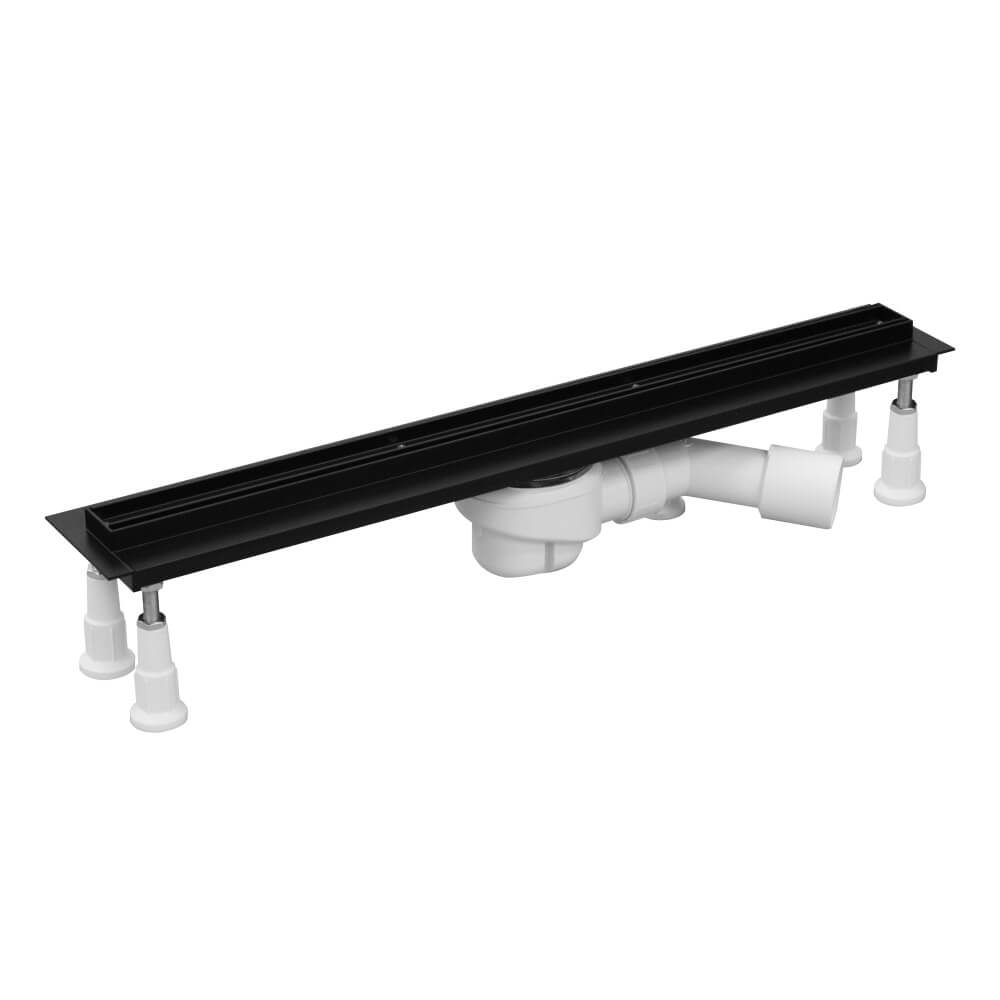 Schedline Slight Line Black rigolă liniară 100 cm negru SOLBPL-100035