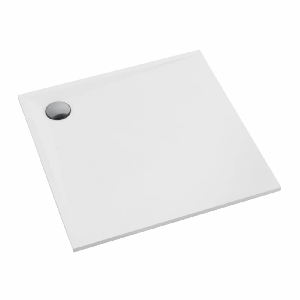 Schedline Libra White Mat cădiță de duș pătrată 90x90 cm alb 3SP.L1K-9090/B/MG