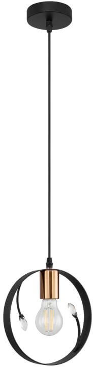 Globo Lighting Vigo lampă suspendată 1x60 W negru 15346-1
