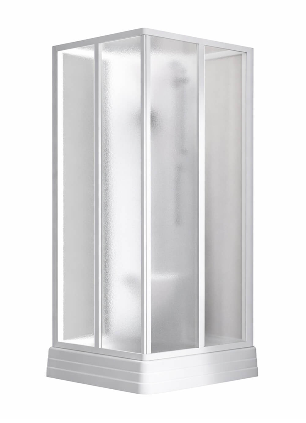 Ravak Supernova cabină cu cădiță 90x90 cm pătrat alb luciu/ 82677112ZG