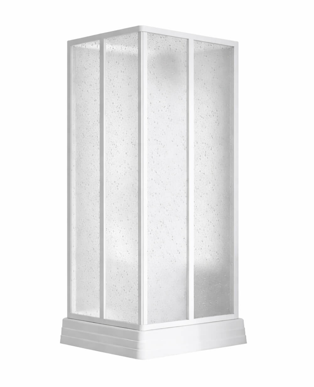 Ravak Supernova cabină cu cădiță 90x90 cm pătrat alb luciu/material polistiren 8267711211