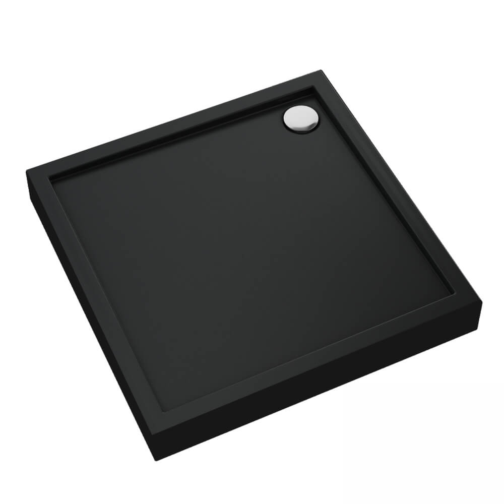 Schedline Cameron Black Mat cădiță de duș pătrată 90x90 cm negru 3ST.C1K-9090/C/MG