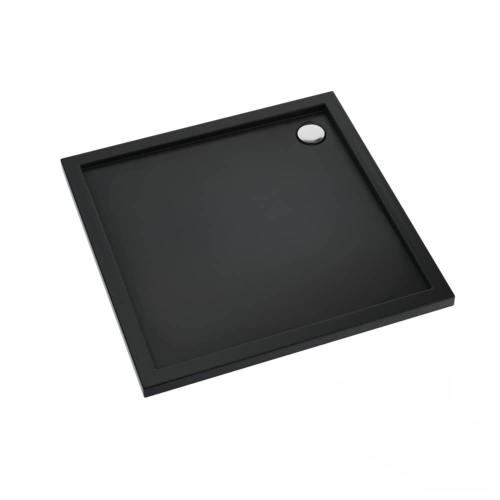 Schedline Sharper Black Mat cădiță de duș pătrată 90x90 cm negru 3S.S1K-9090/C/MG