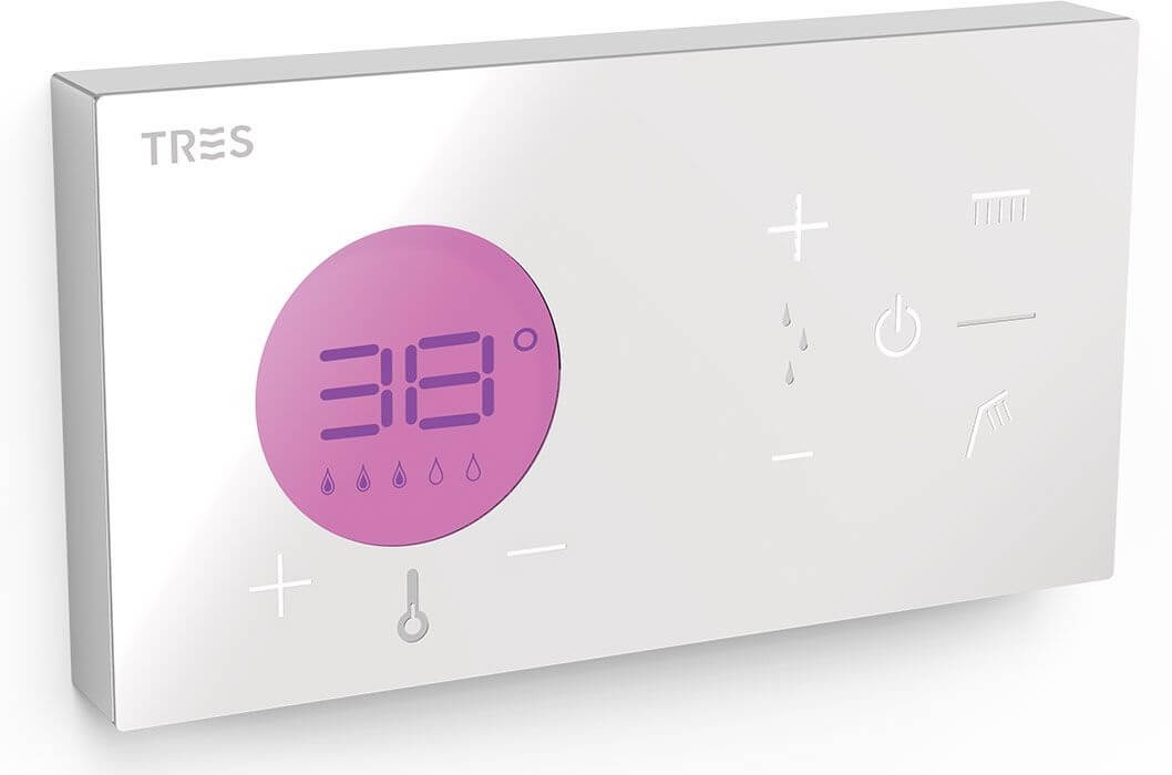 Tres Shower Technology baterie de duș ascuns cu termostat crom 49286299