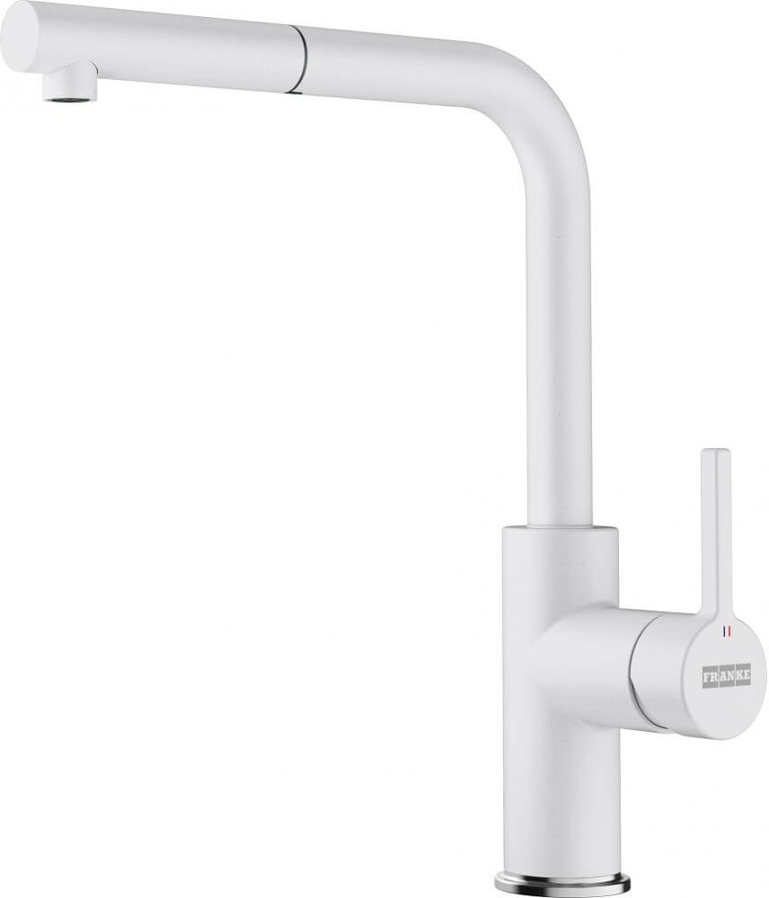Franke Urban baterie bucătărie pe picior alb 115.0755.389