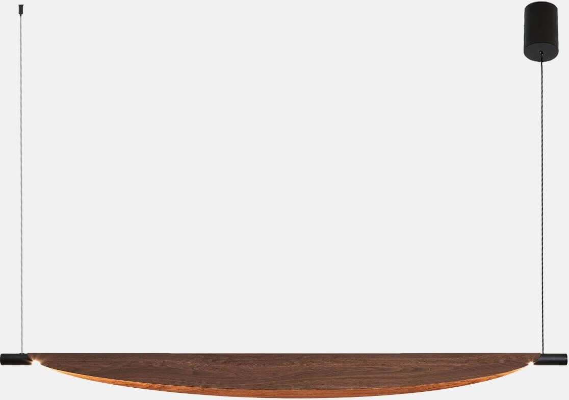 Altavola Design Nakama lampă suspendată 1x16 W negru-lemn LA02/P_105_BW