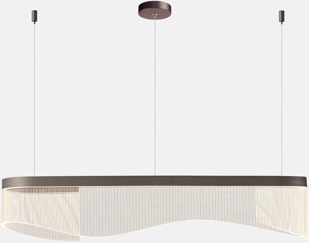 Altavola Design Arabica lampă suspendată 1x48 W negru-lemn LA121/P_120_coffe