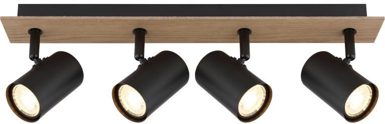Globo Lighting Linca lampă de tavan 4x25 W negru 57905-4