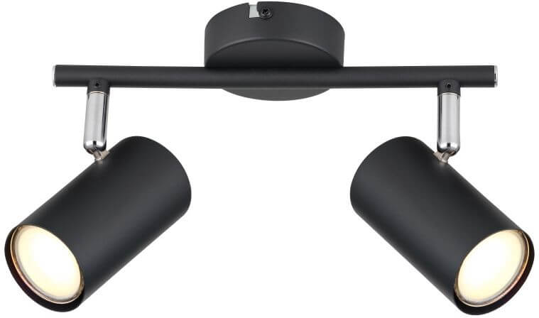 Globo Lighting Allvi lampă de tavan 2x25 W negru 57914-2