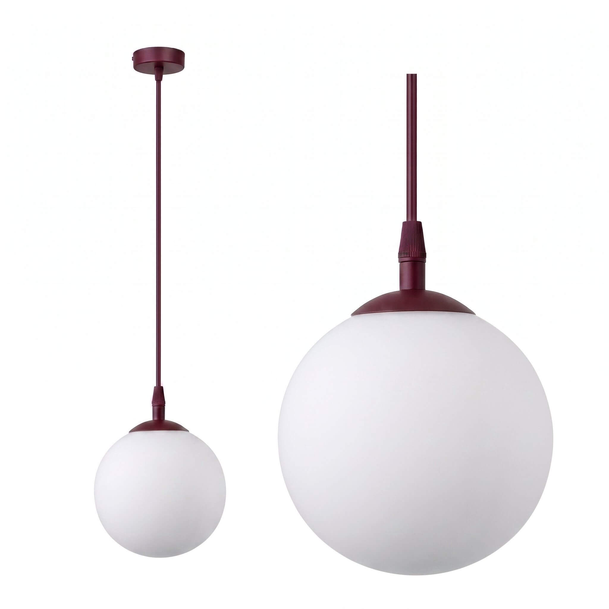Emibig Cosmo lampă suspendată 1x10 W burgundia 1789/1
