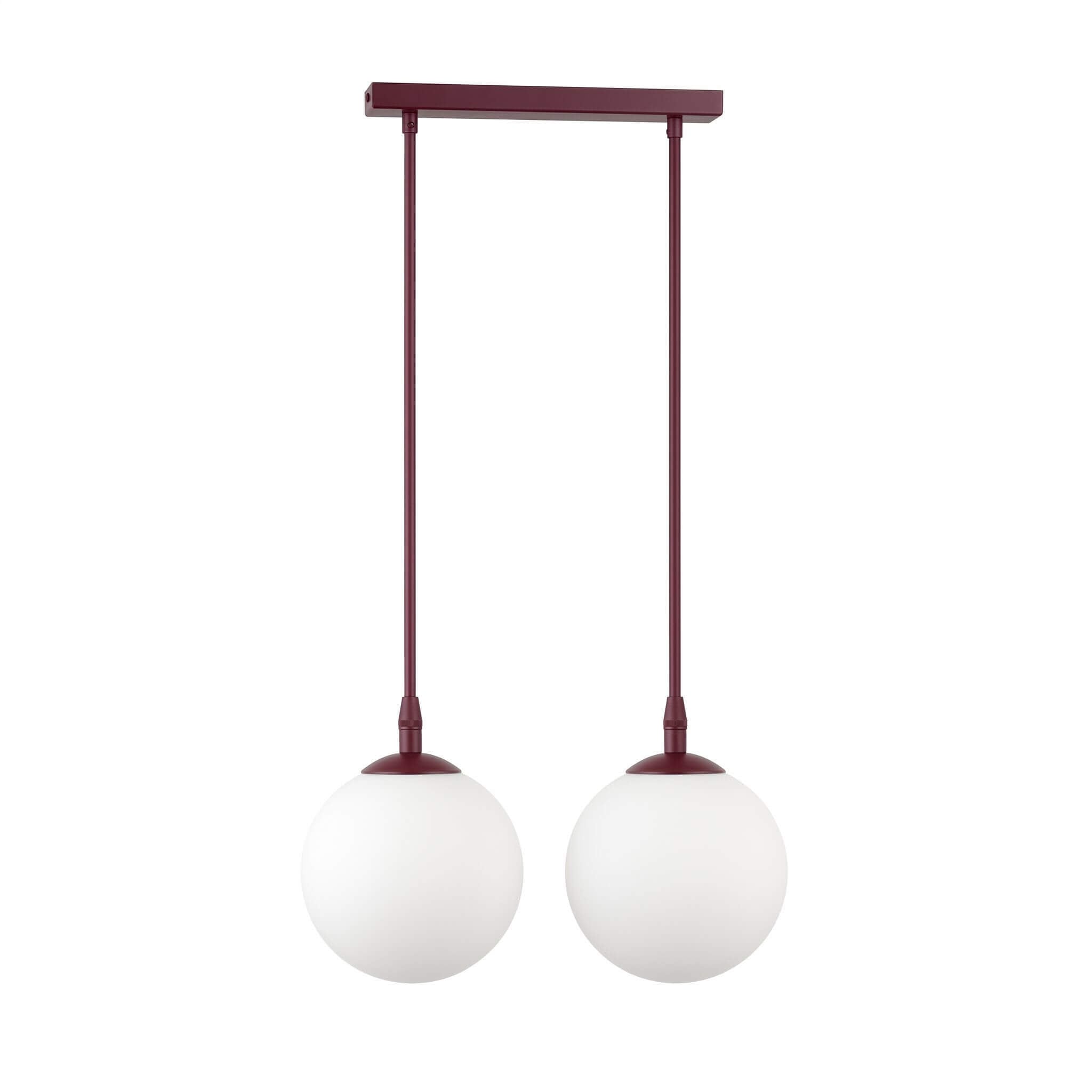 Emibig Cosmo lampă suspendată 2x10 W burgundia 1789/2
