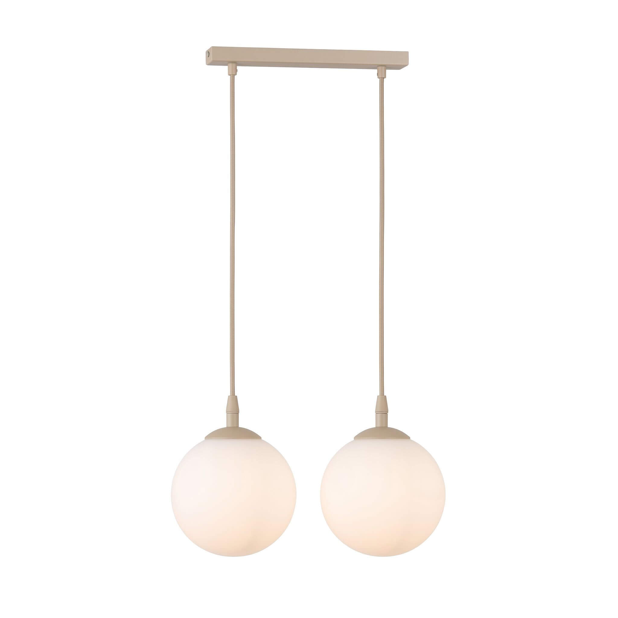 Emibig Cosmo lampă suspendată 2x10 W bej 1790/2
