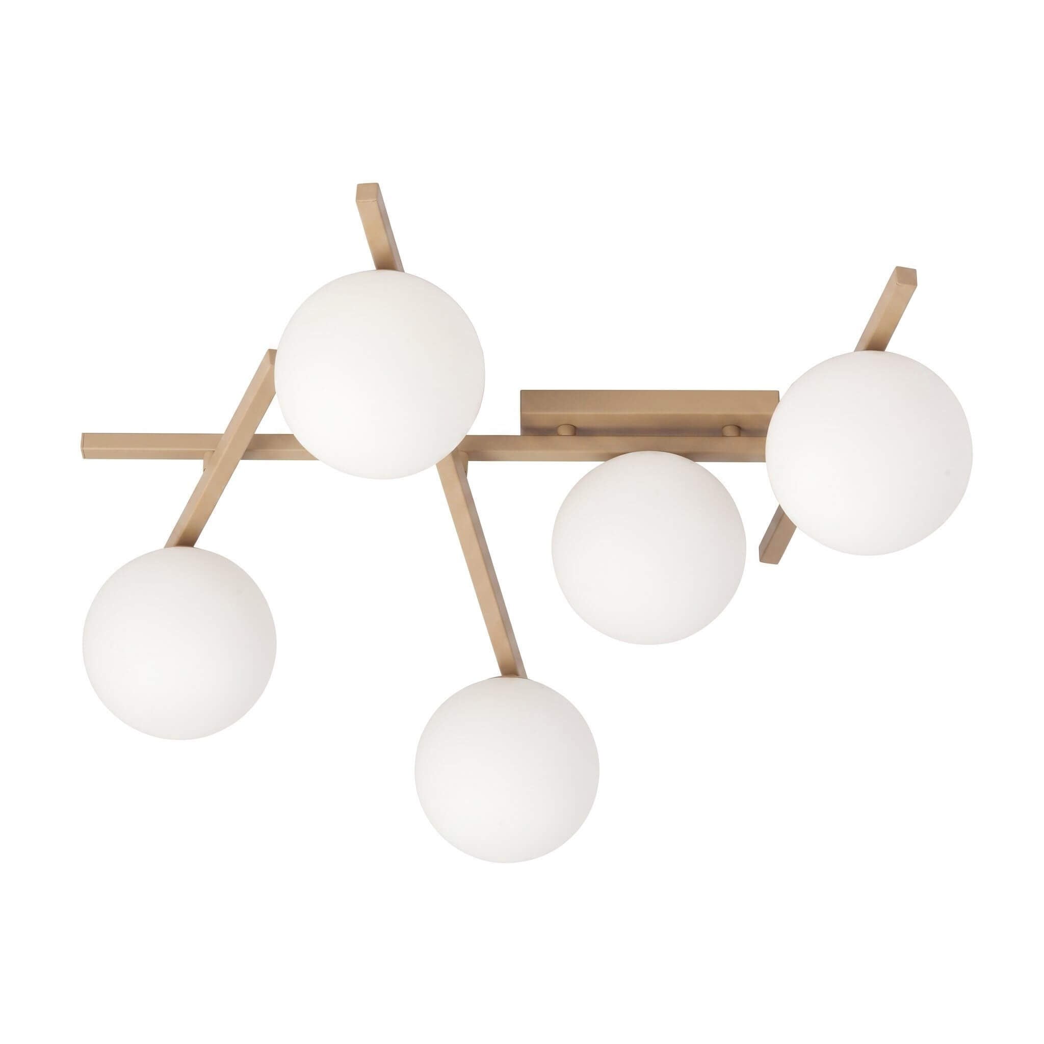 Emibig Smart lampă de tavan 5x10 W alb-bej 1793/5