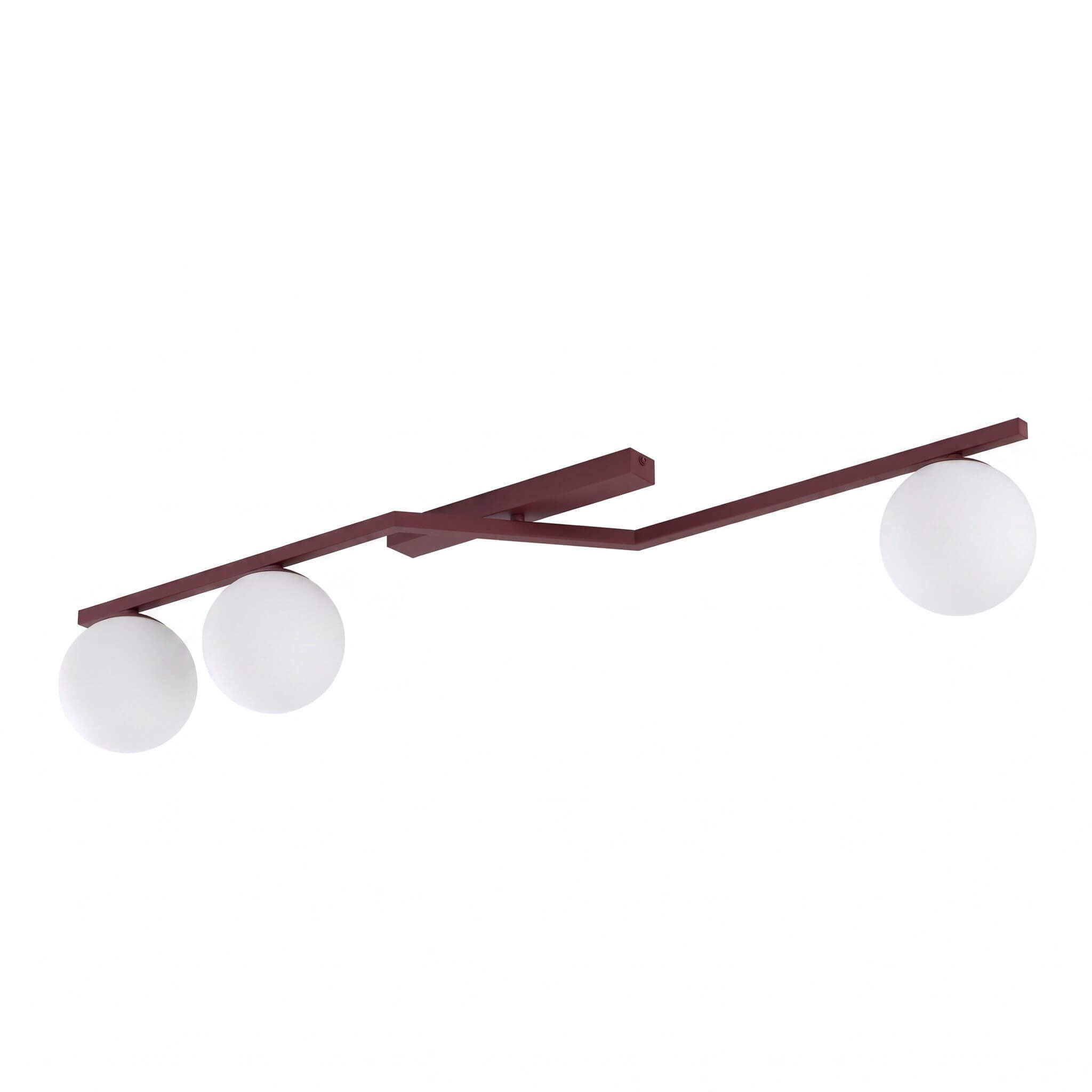 Emibig Naton lampă suspendată 3x8 W burgundia 1803/3