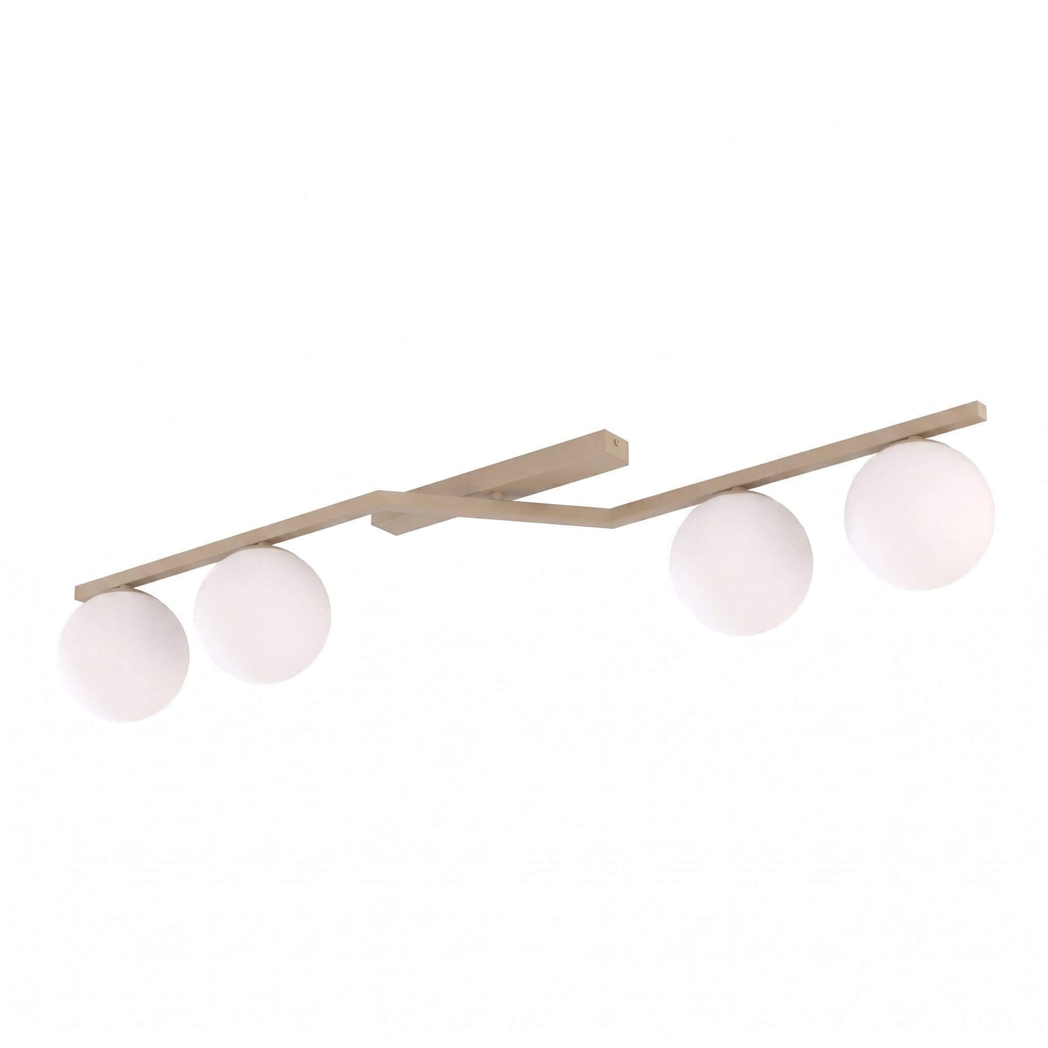 Emibig Naton lampă suspendată 4x8 W bej 1801/4
